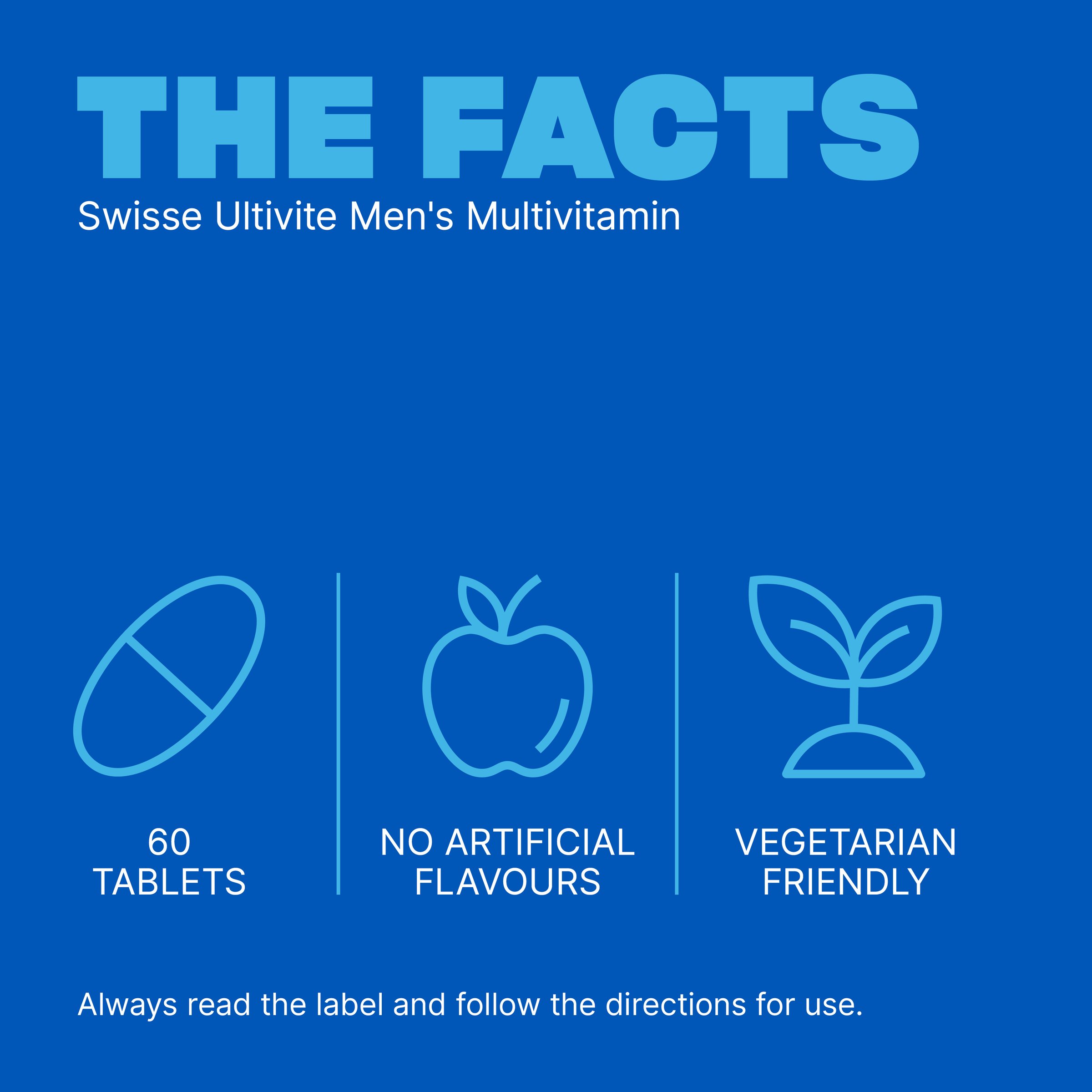 Swisse Ultivite Men's Multivitamin 60 tablets - Image 5