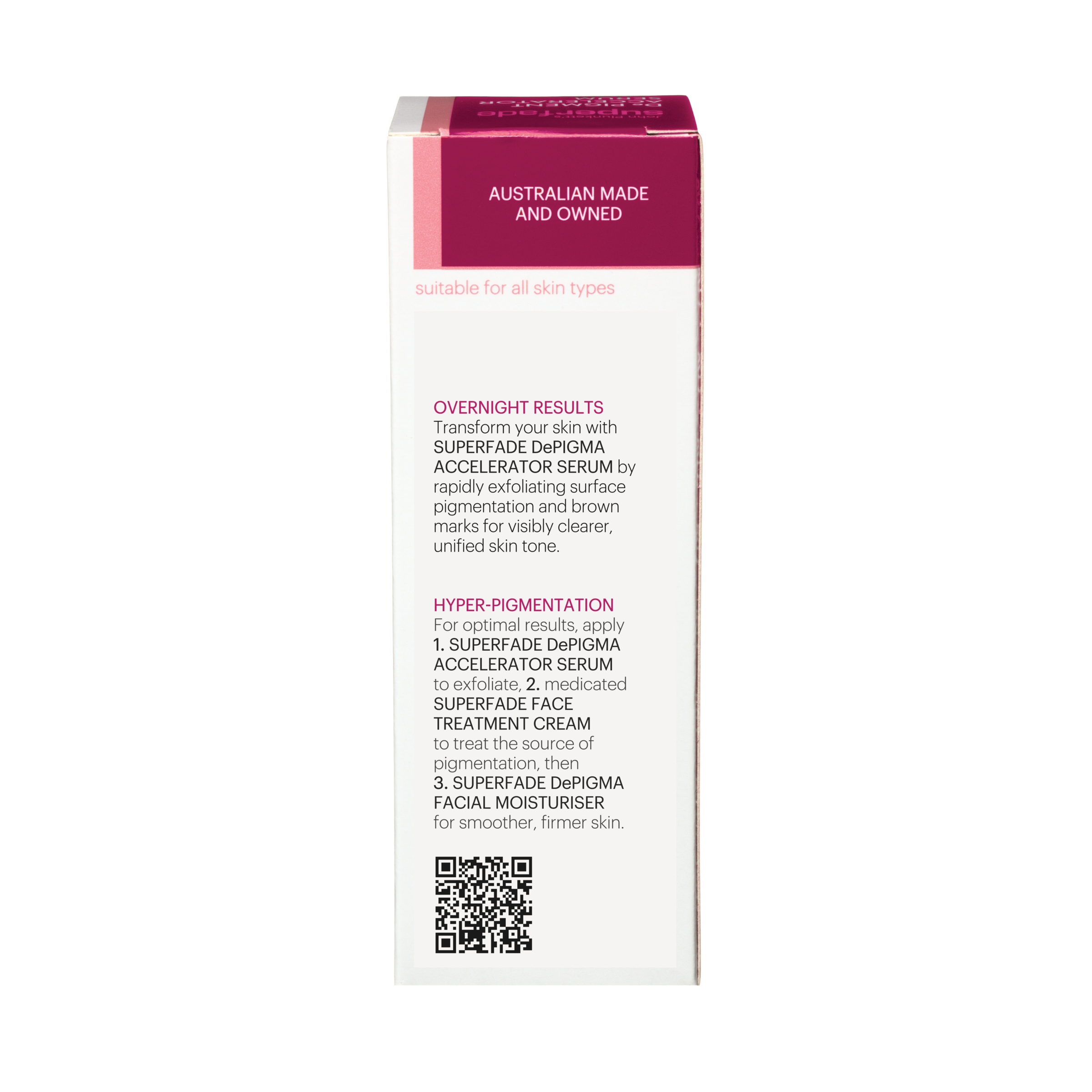 John Plunkett's SuperFade DePIGMA Accelerator Serum 20ml - Image 2
