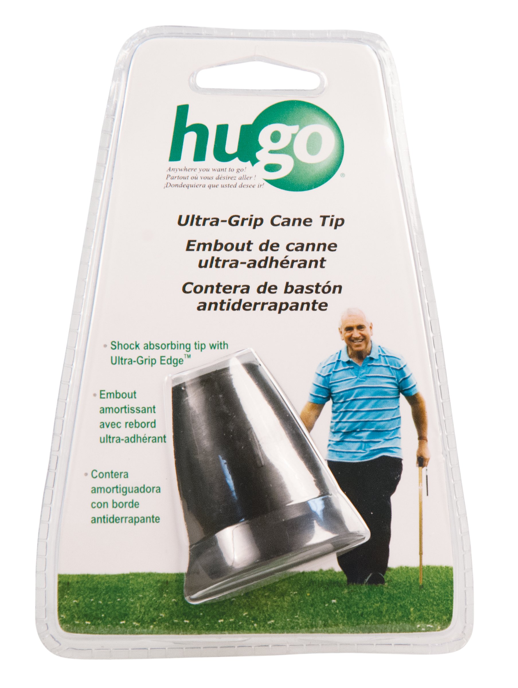 Hugo Ultra-Grip Cane Tip 1 pair
