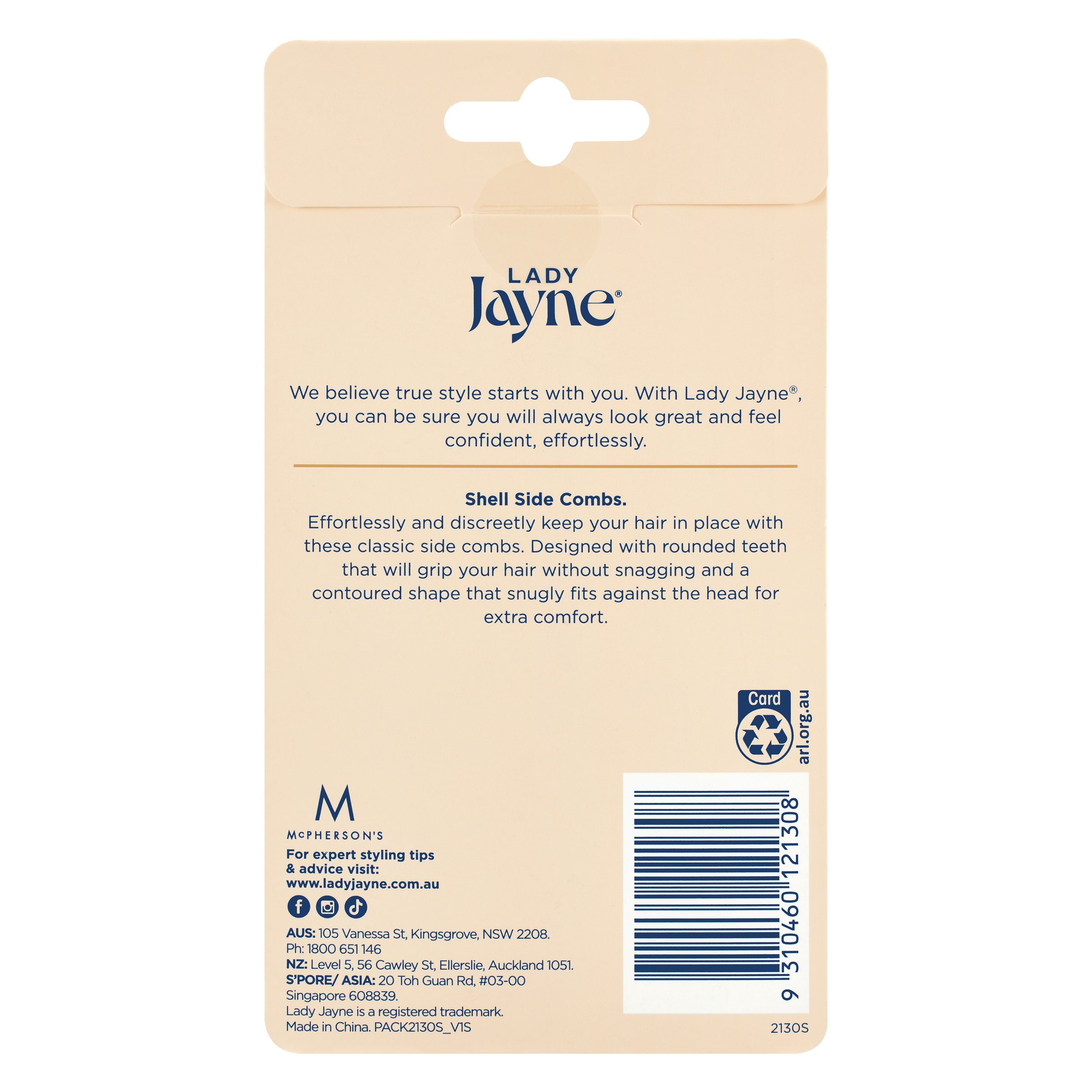 Lady Jayne Side Comb Shell 4 pack - Image 2
