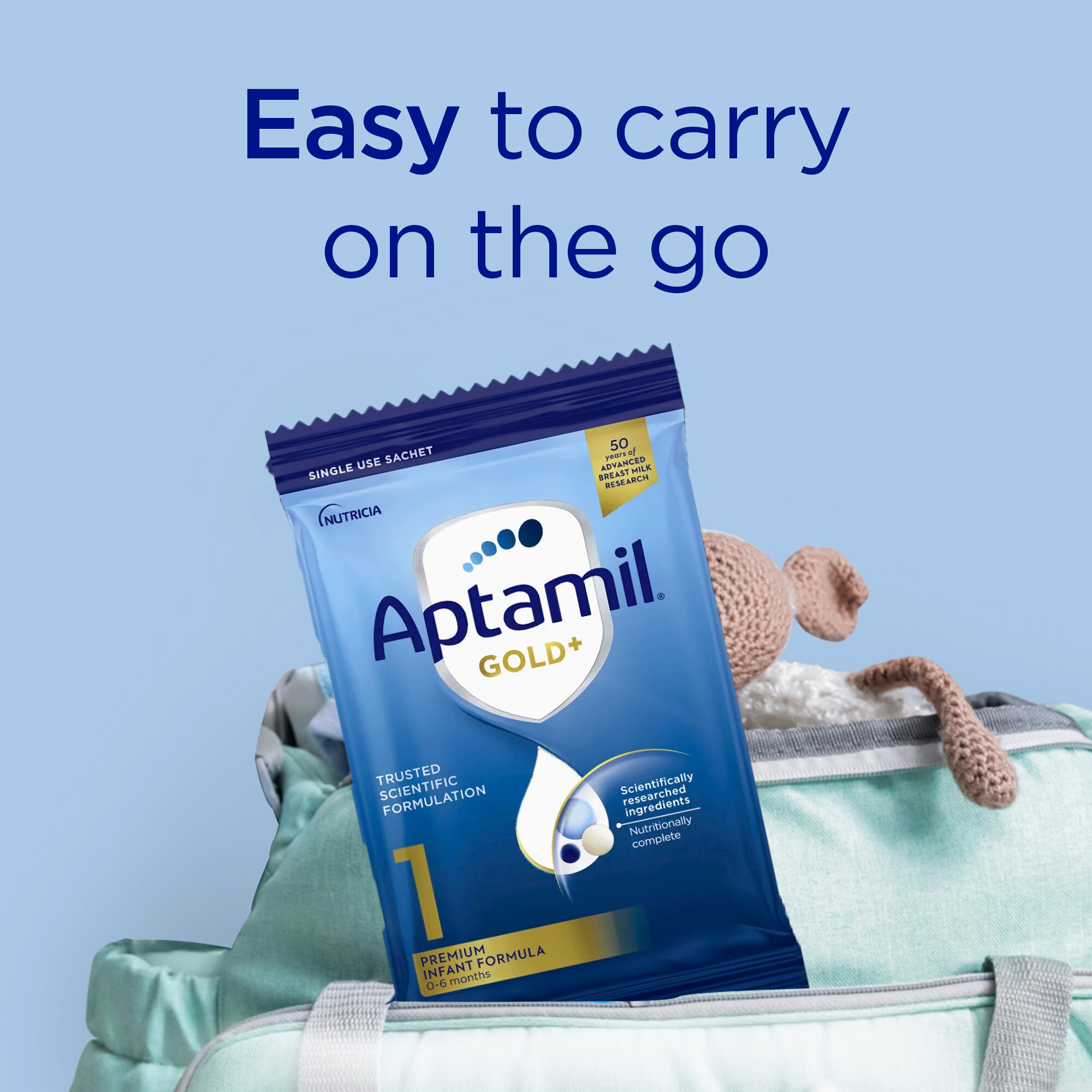Aptamil Gold Formula 22.5g Stage 1 - 5 sachets - Image 6