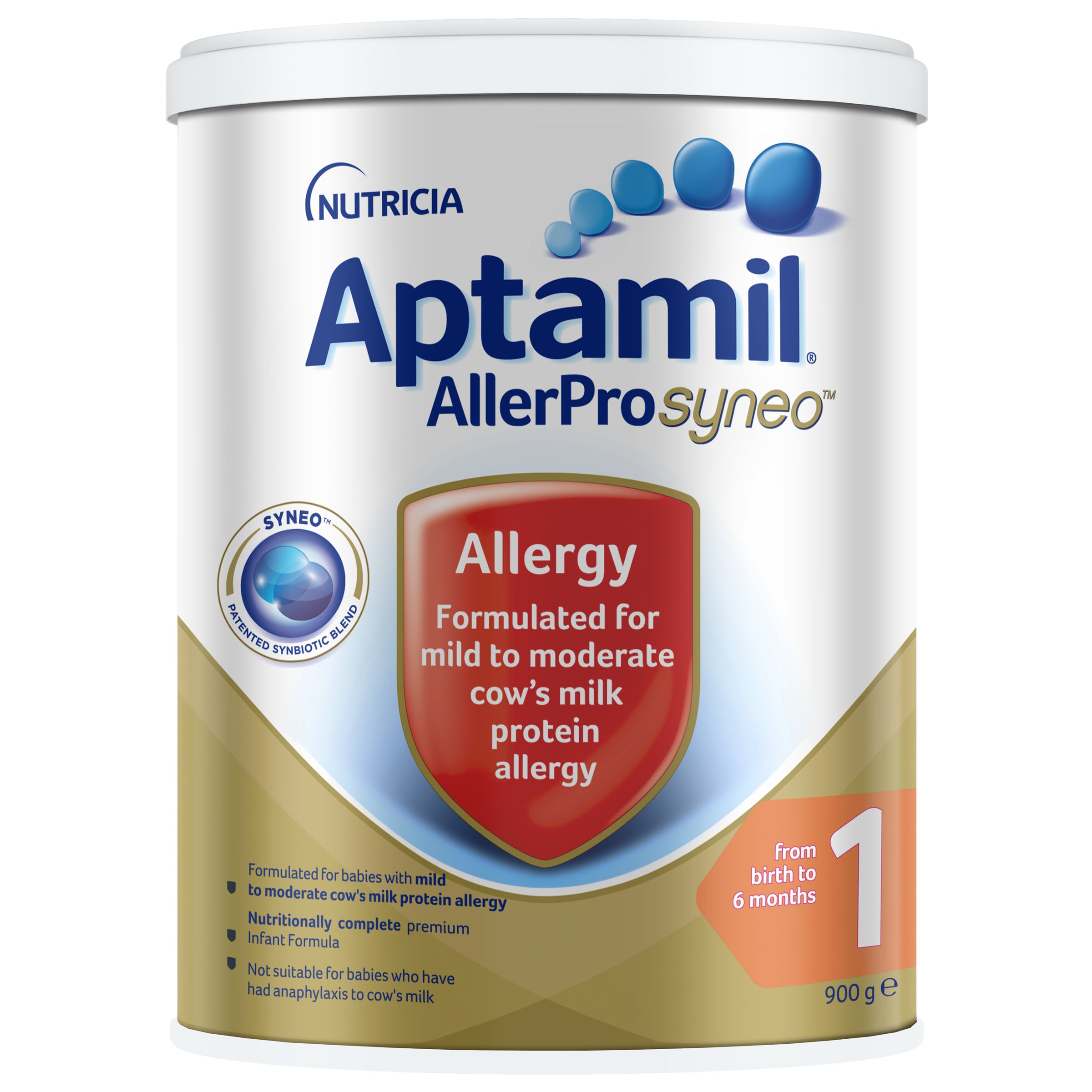 Aptamil Allerpro Syneo Premium Allergy Infant Formula From 0 To 6 Months 900g - Image 1