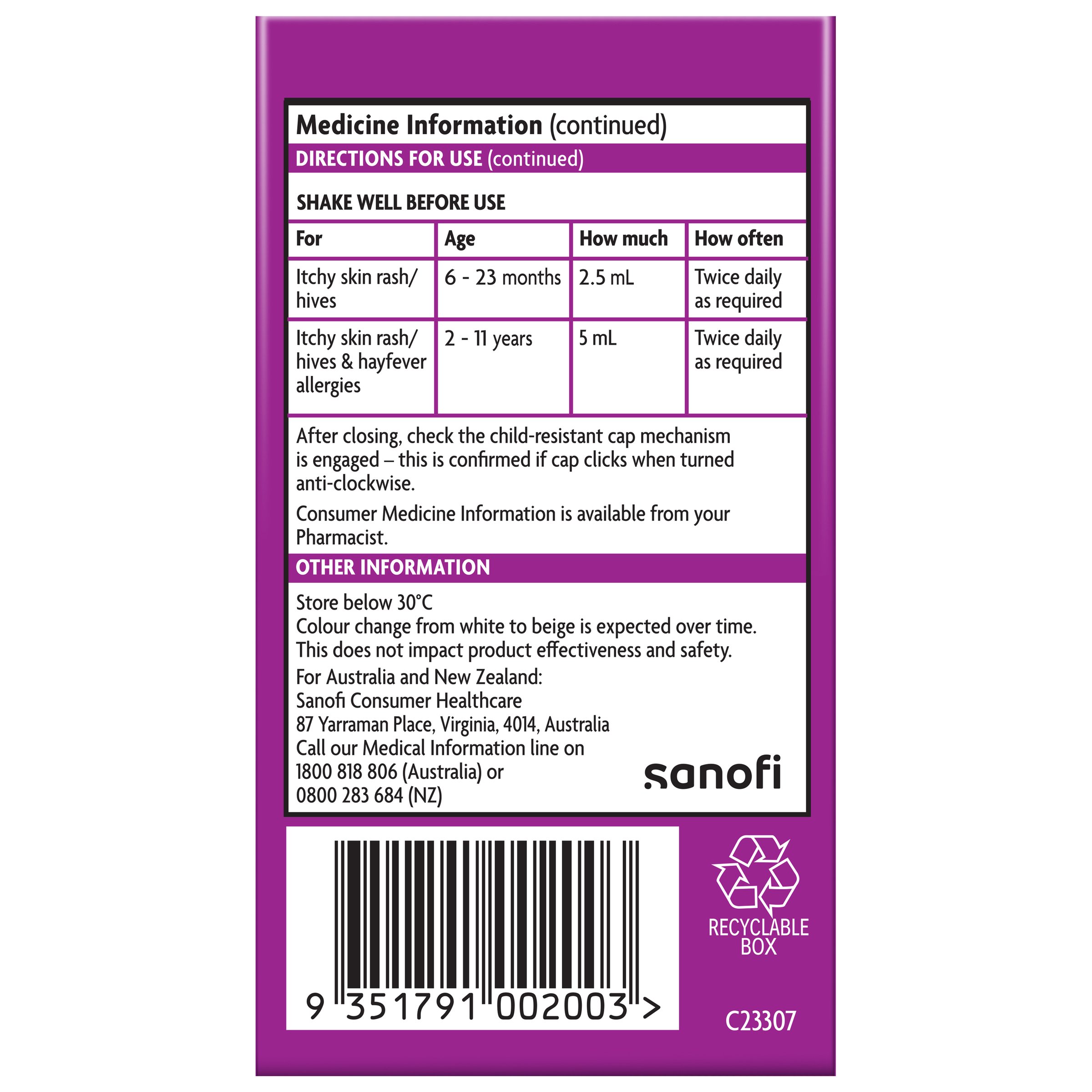 Telfast Kids Elixir Paraben Free 60ml - Image 3