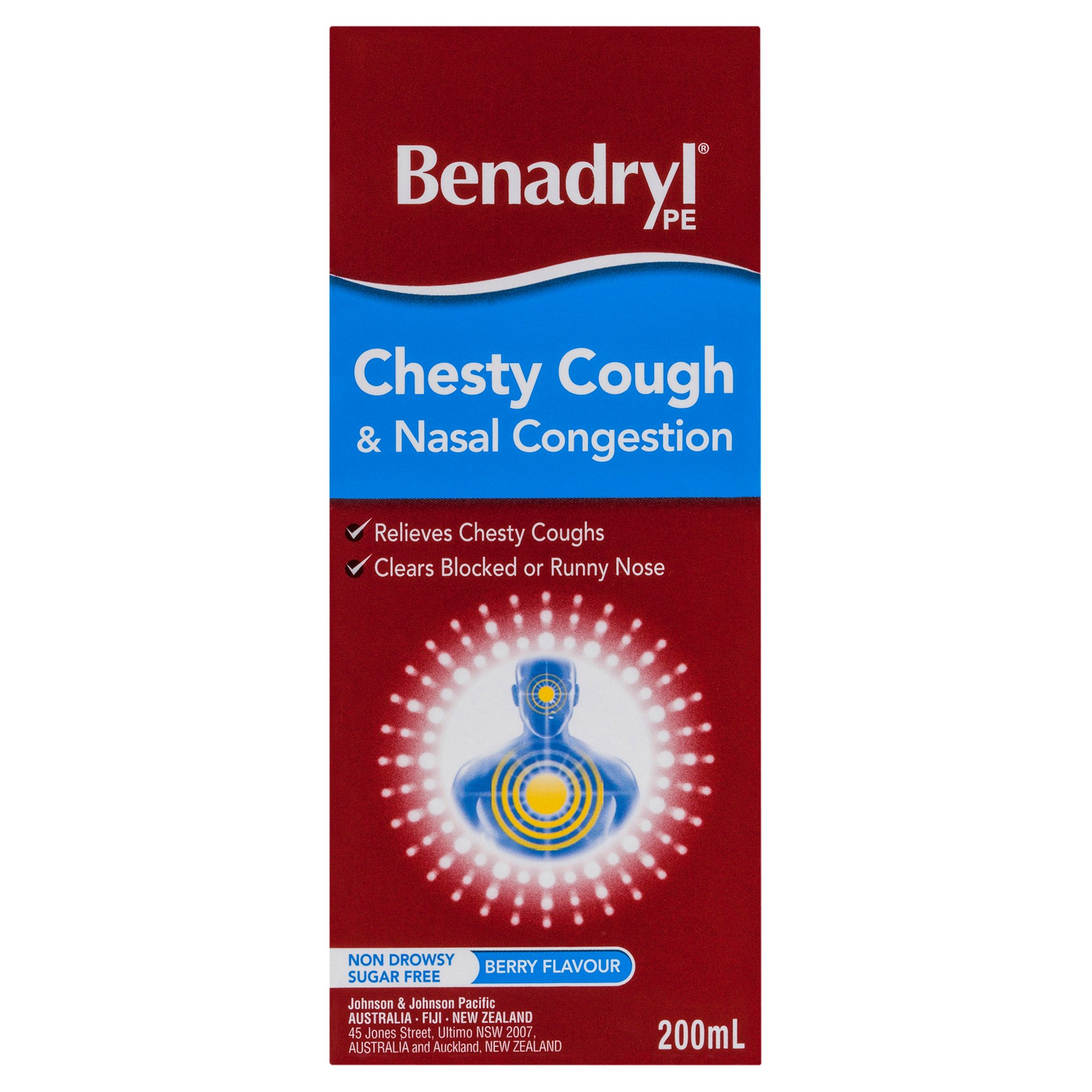 Benadryl Chesty Cough & Nasal Congestion 200ml - Image 3