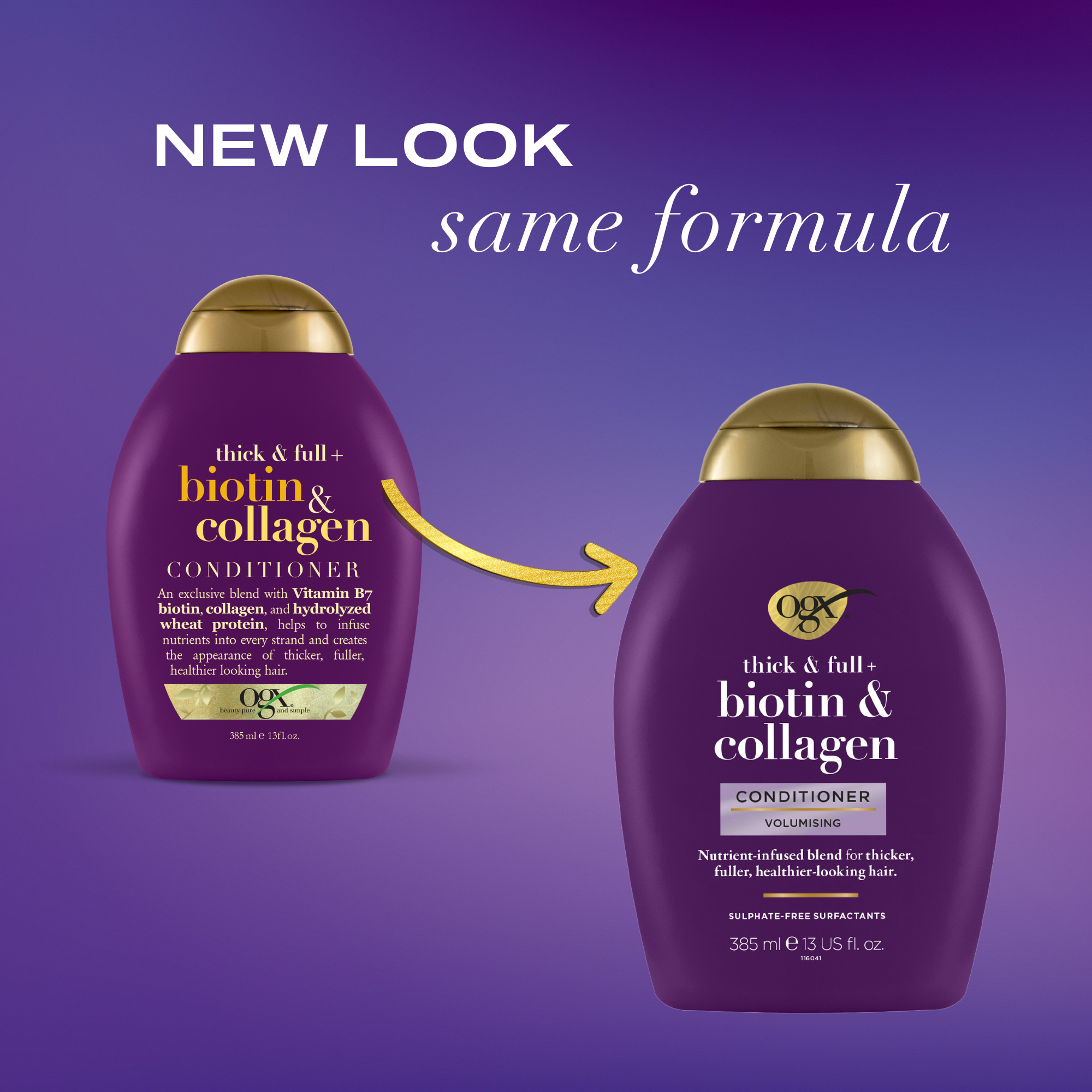 OGX Thick & Full Biotin & Collagen Conditioner 385ml - Image 3