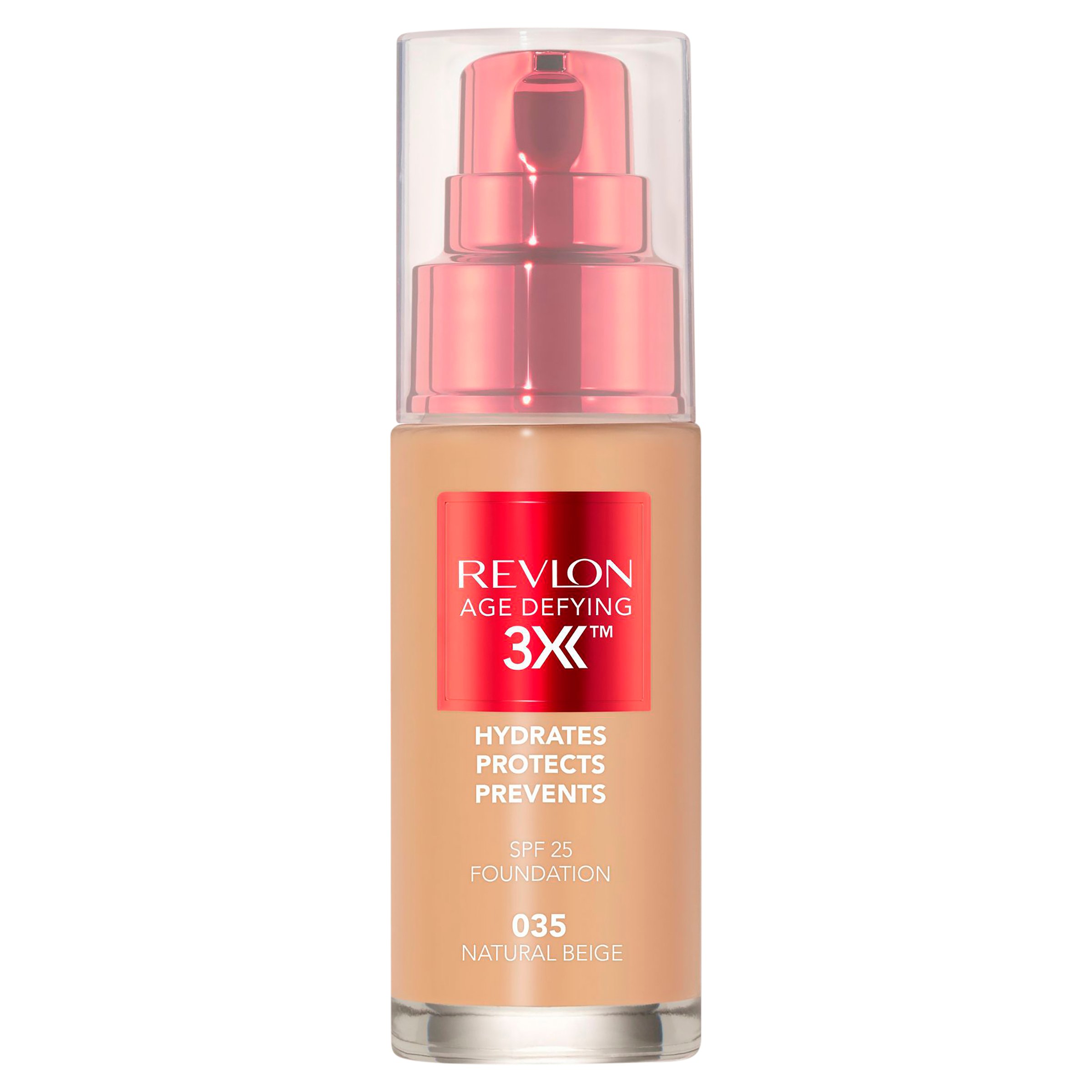 Revlon Age Defying Triple Lift Foundation Natural Beige 035 - 30ml - Image 1