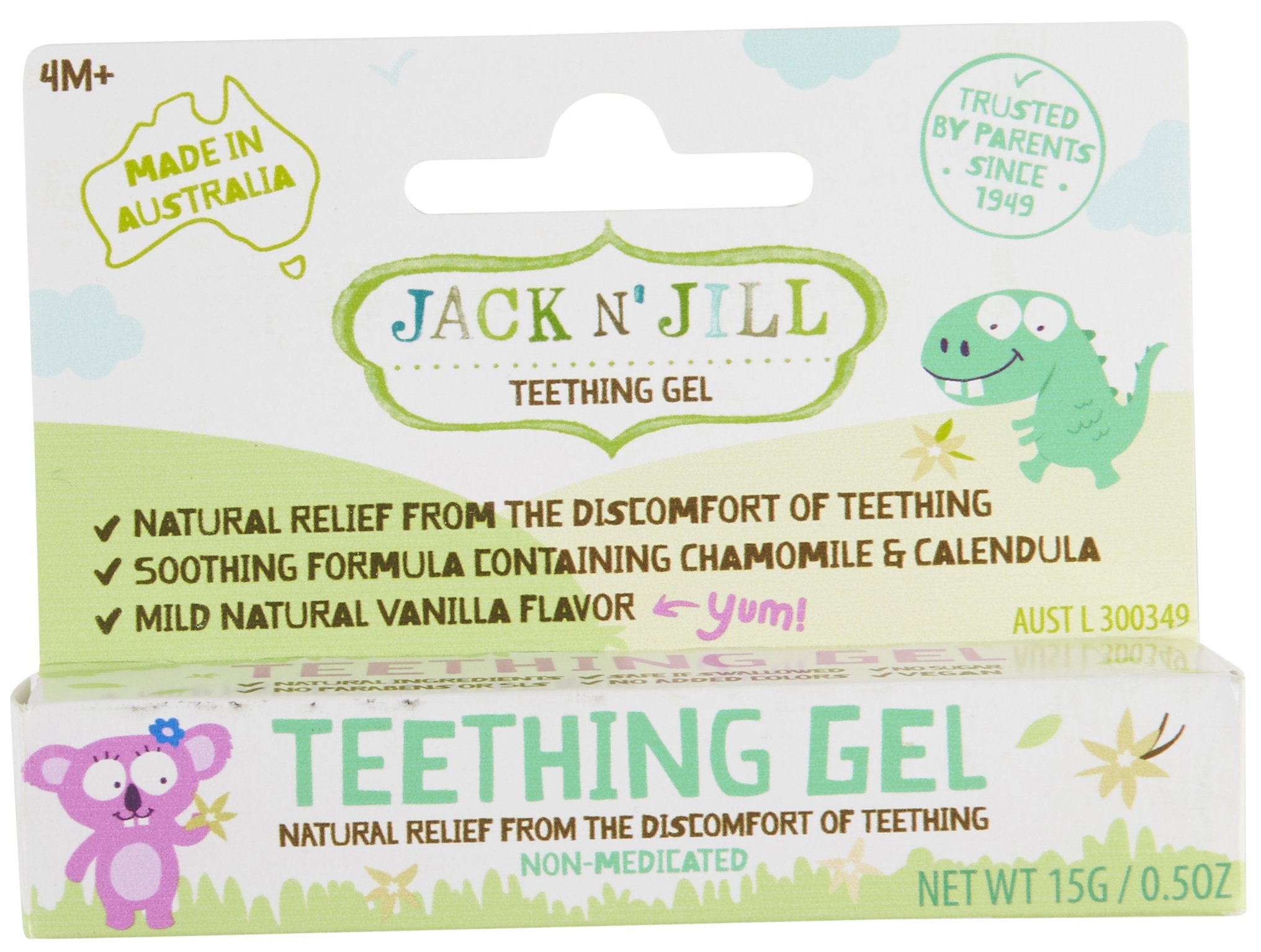 Jack N Jill Natural Teething Gel 15g