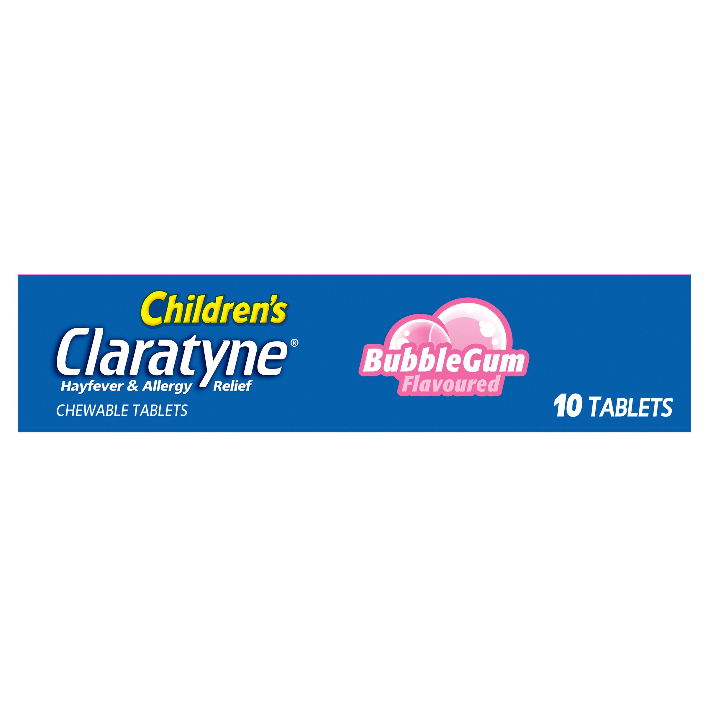 Claratyne Children's Hayfever & Allergy Relief Bubblegum 10 chewable tablets - Image 4