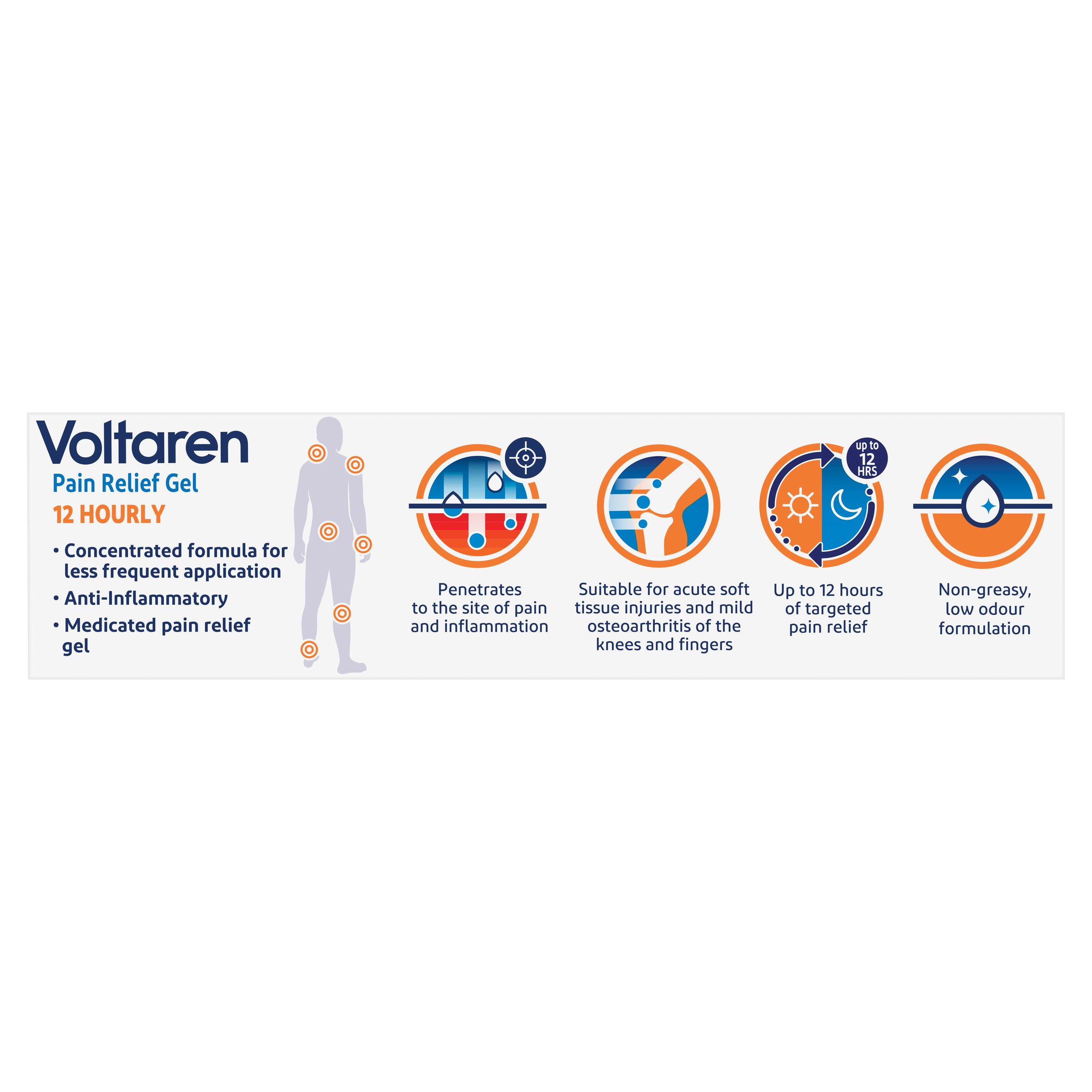 Voltaren Pain Relief Gel 12 Hour 100g - Image 5