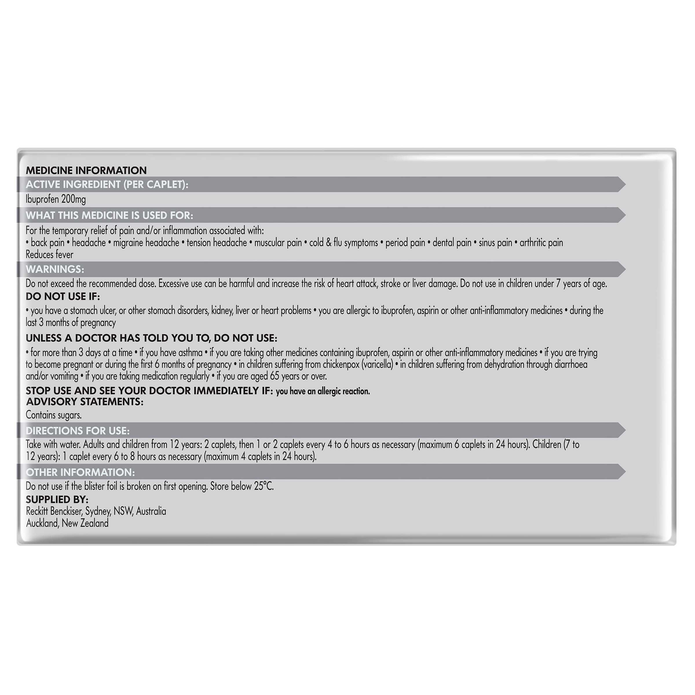 Nurofen 96 caplets - Image 2