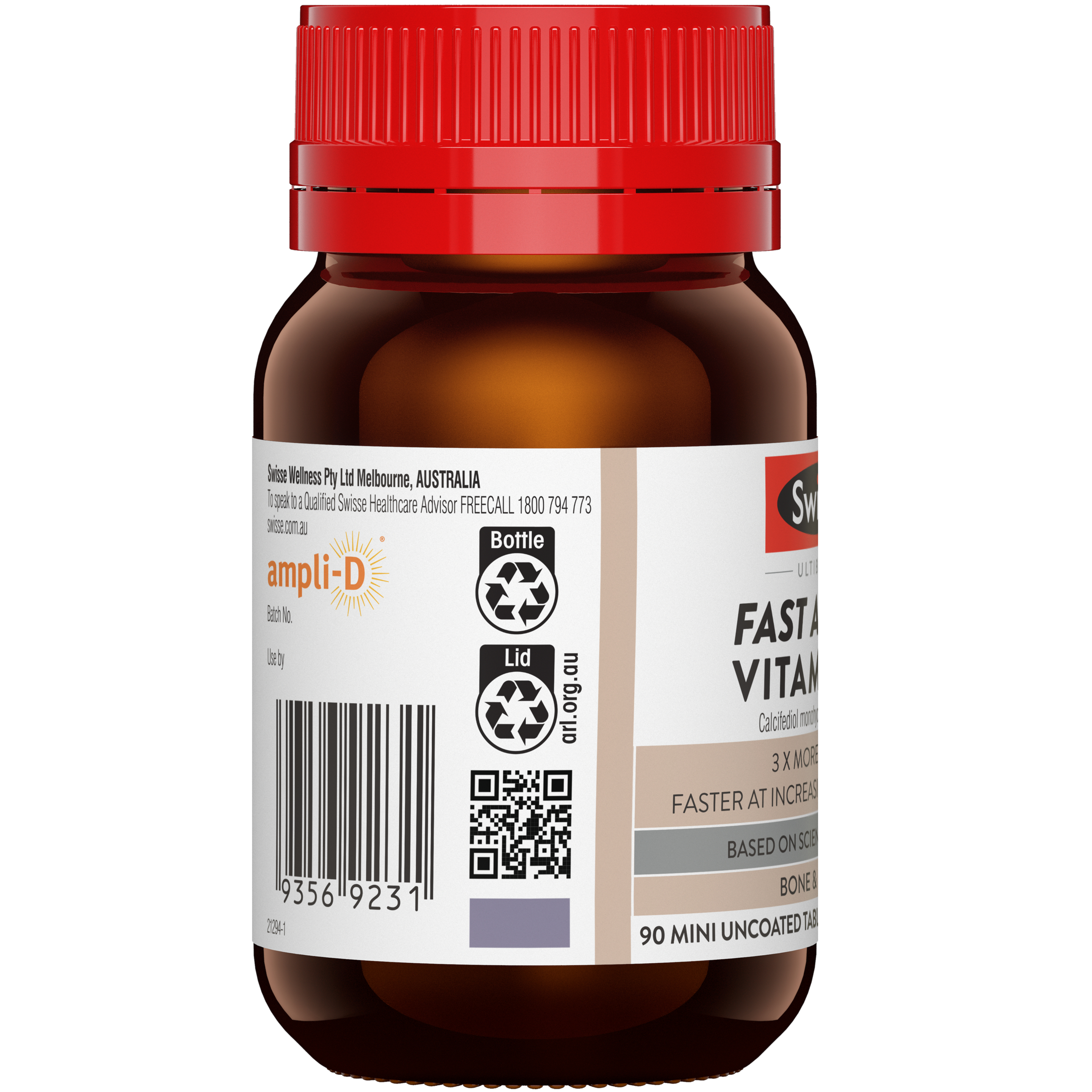 Swisse Ultiboost Fast Acting Vitamin D3 - 90 capsules - Image 3