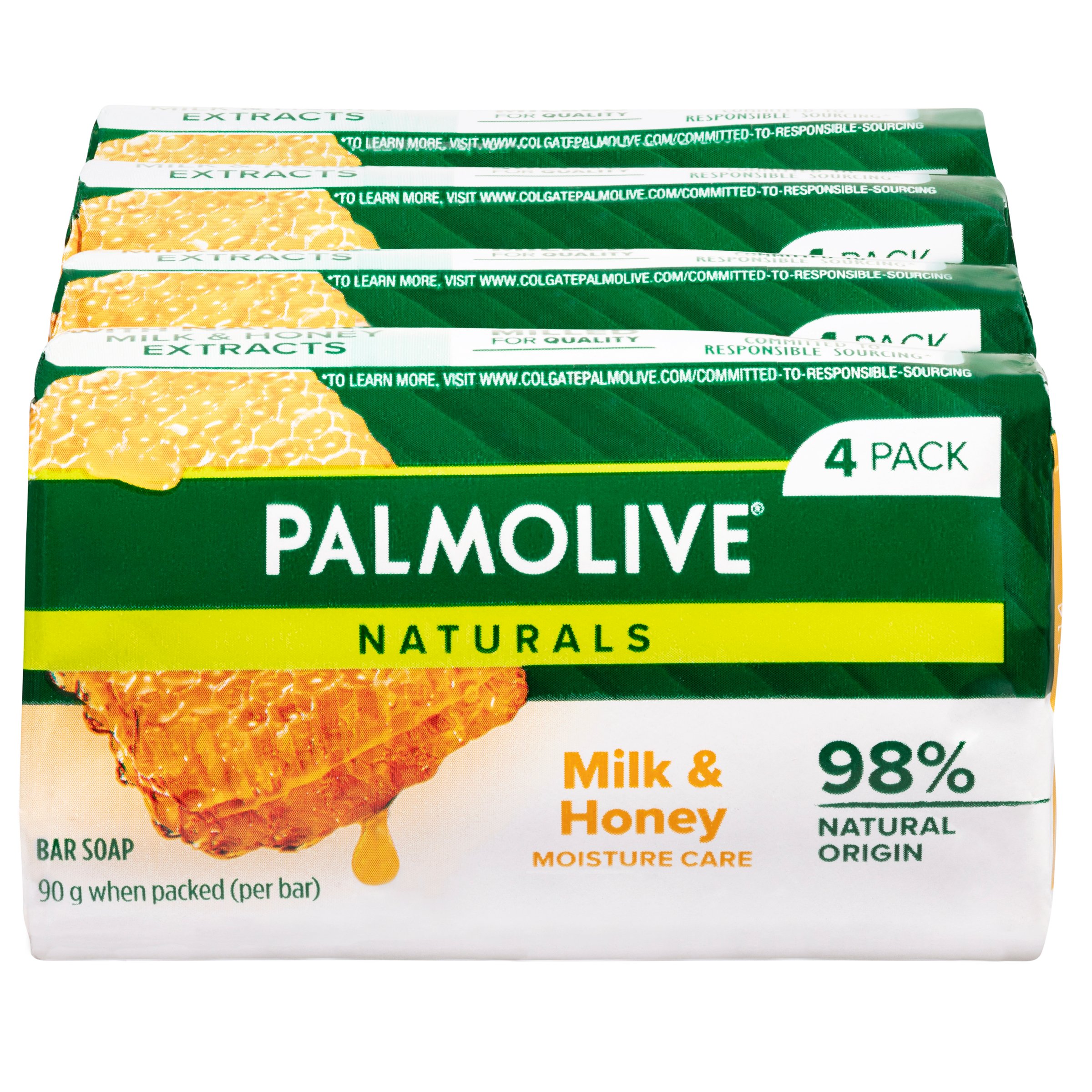 Palmolive Naturals Soap Milk & Honey 90g - 4 pack - Image 7