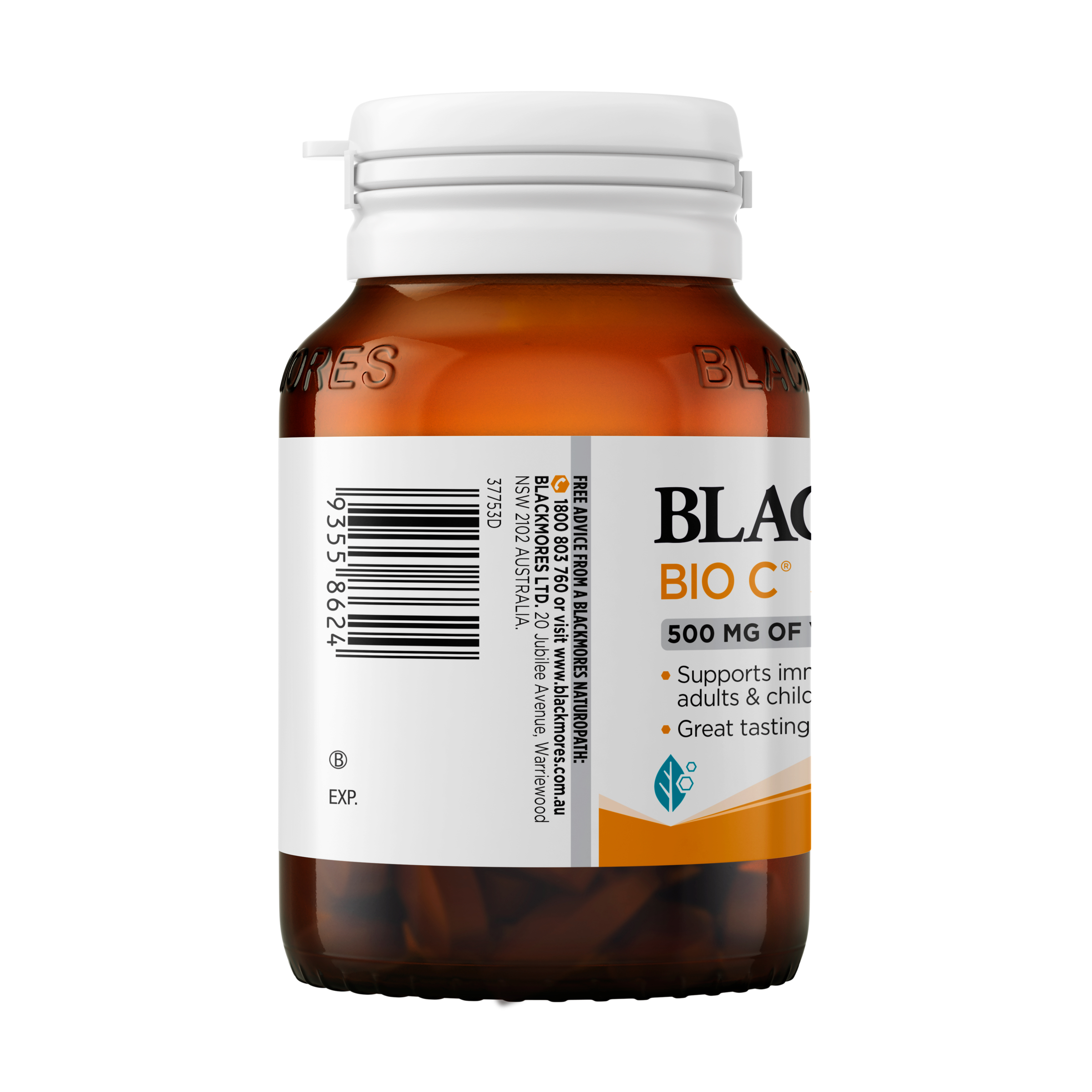 Blackmores Bio C 500 - 50 chewable tablets - Image 3