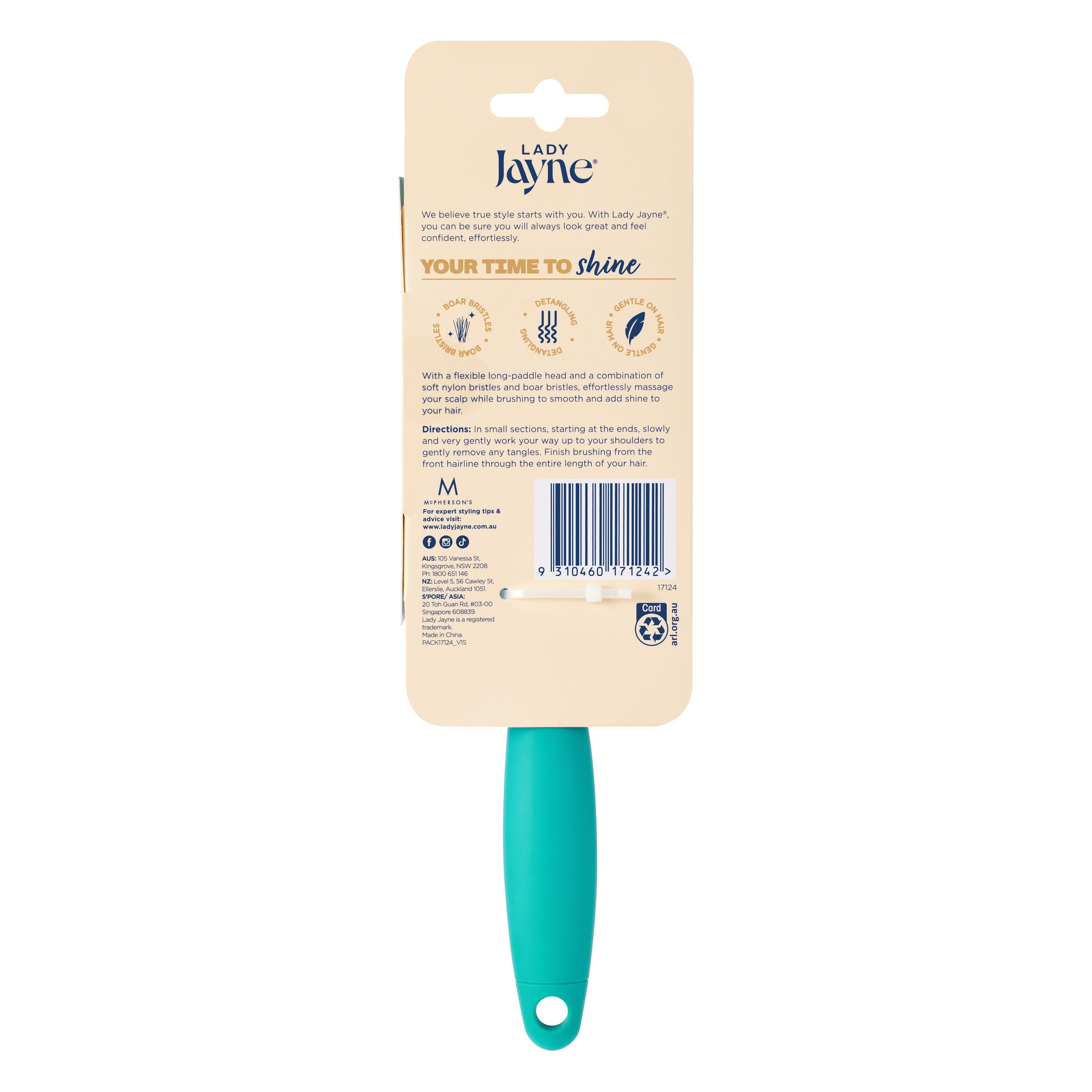 Lady Jayne New Gen Flexi Shine Brush 1 each - Image 2