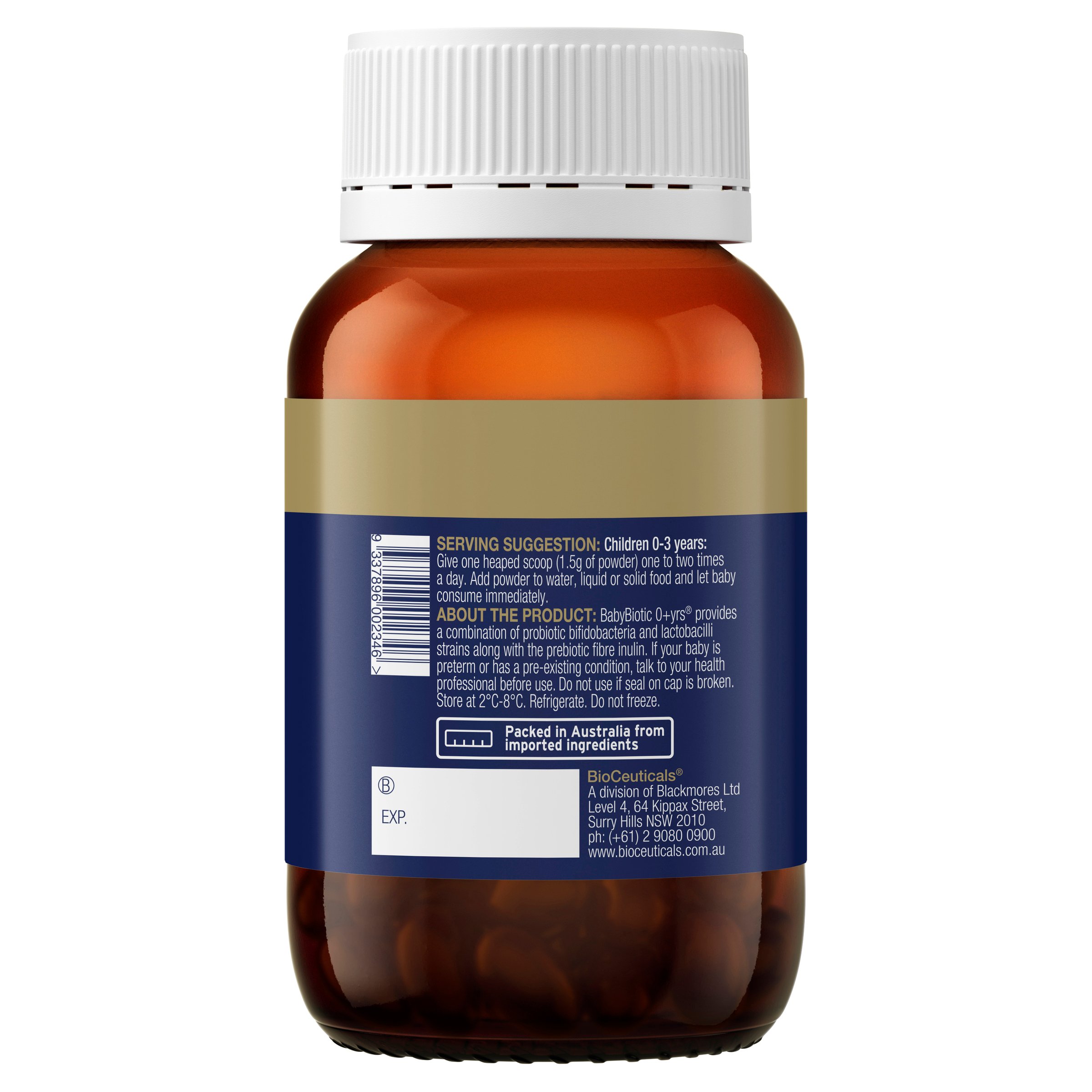 BioCeuticals BabyBiotic 0+Years 60g - Image 3