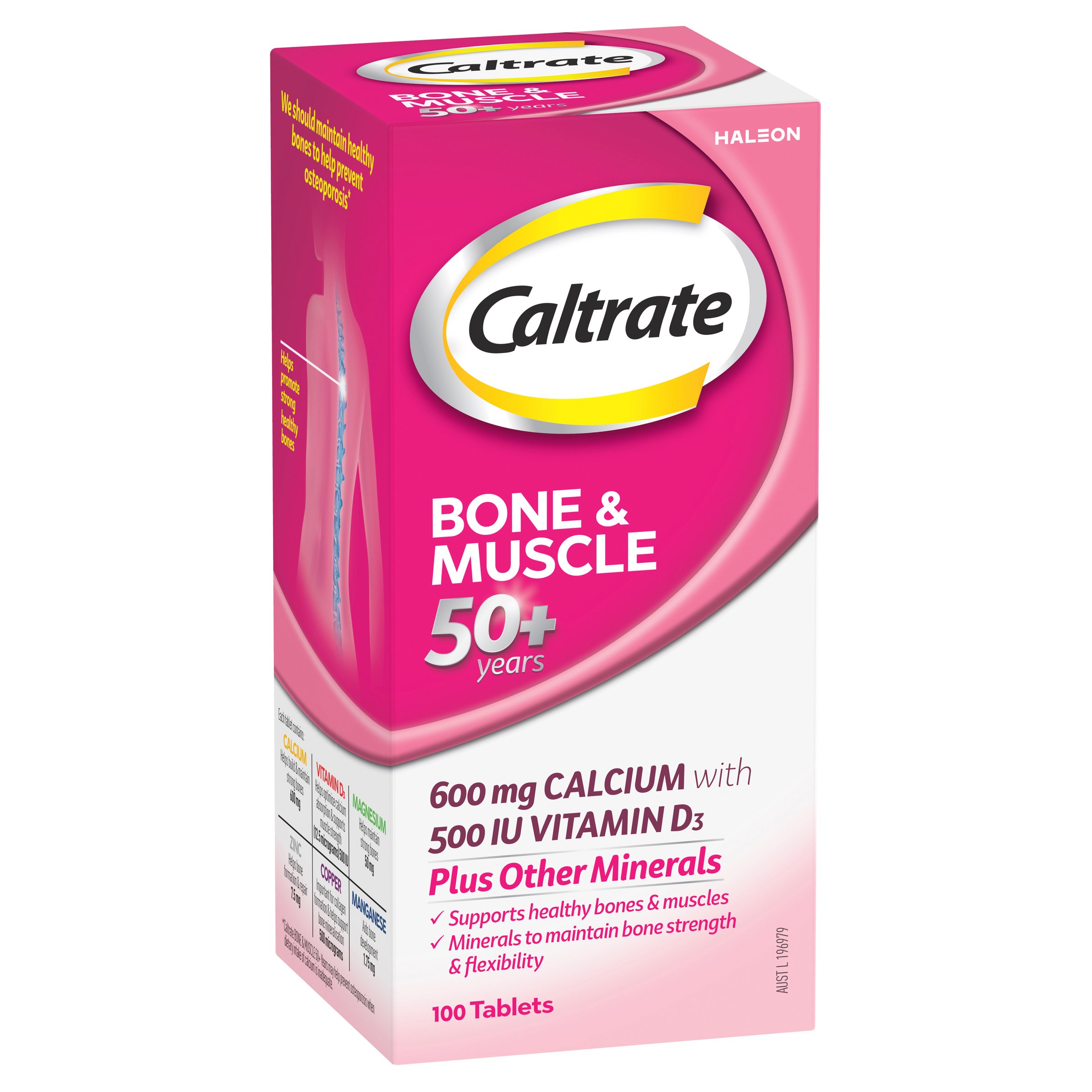 Caltrate Bone & Muscle 50+ Years 100 tablets - Image 8
