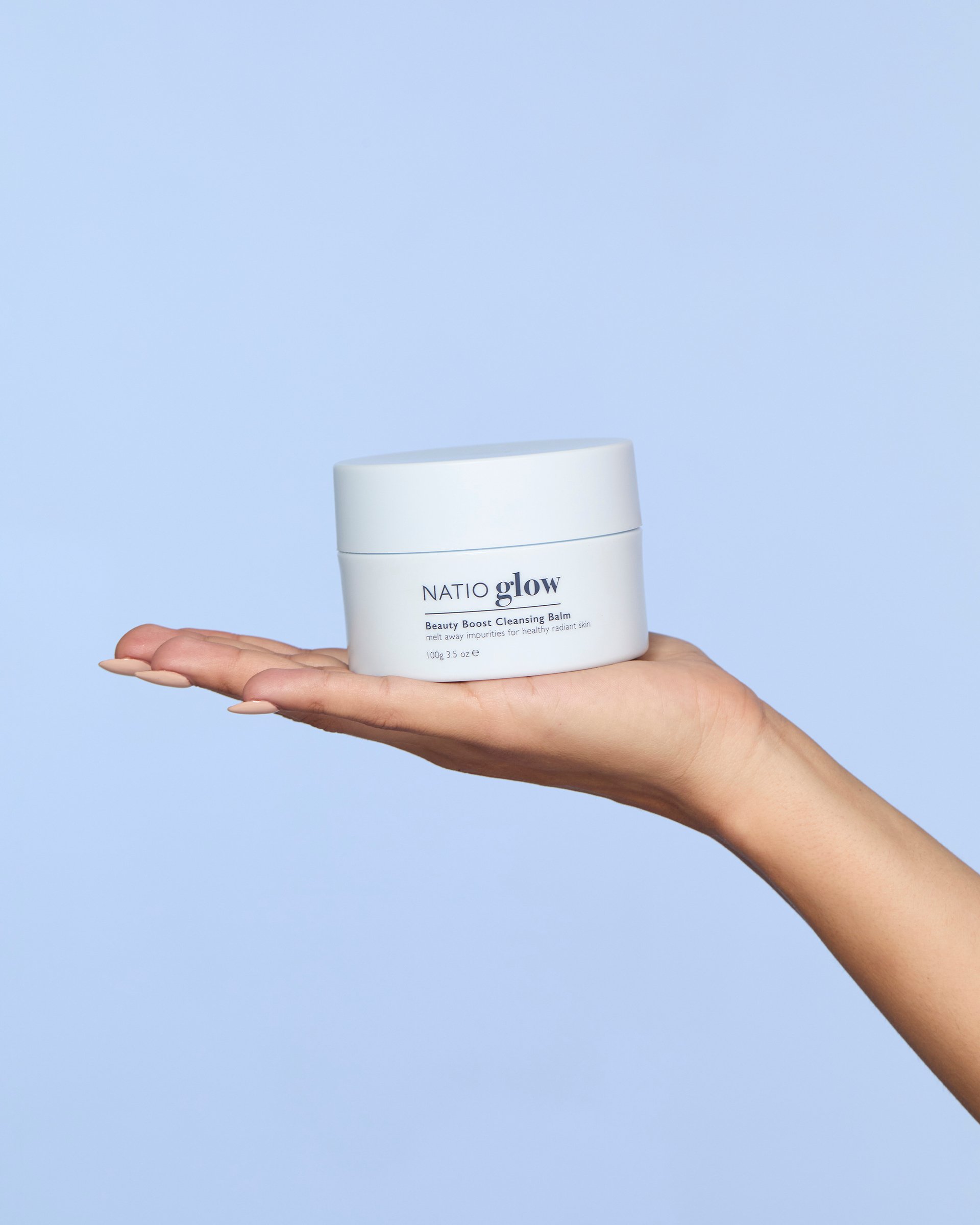 Natio Glow Beauty Boost Cleansing Balm 100g - Image 3