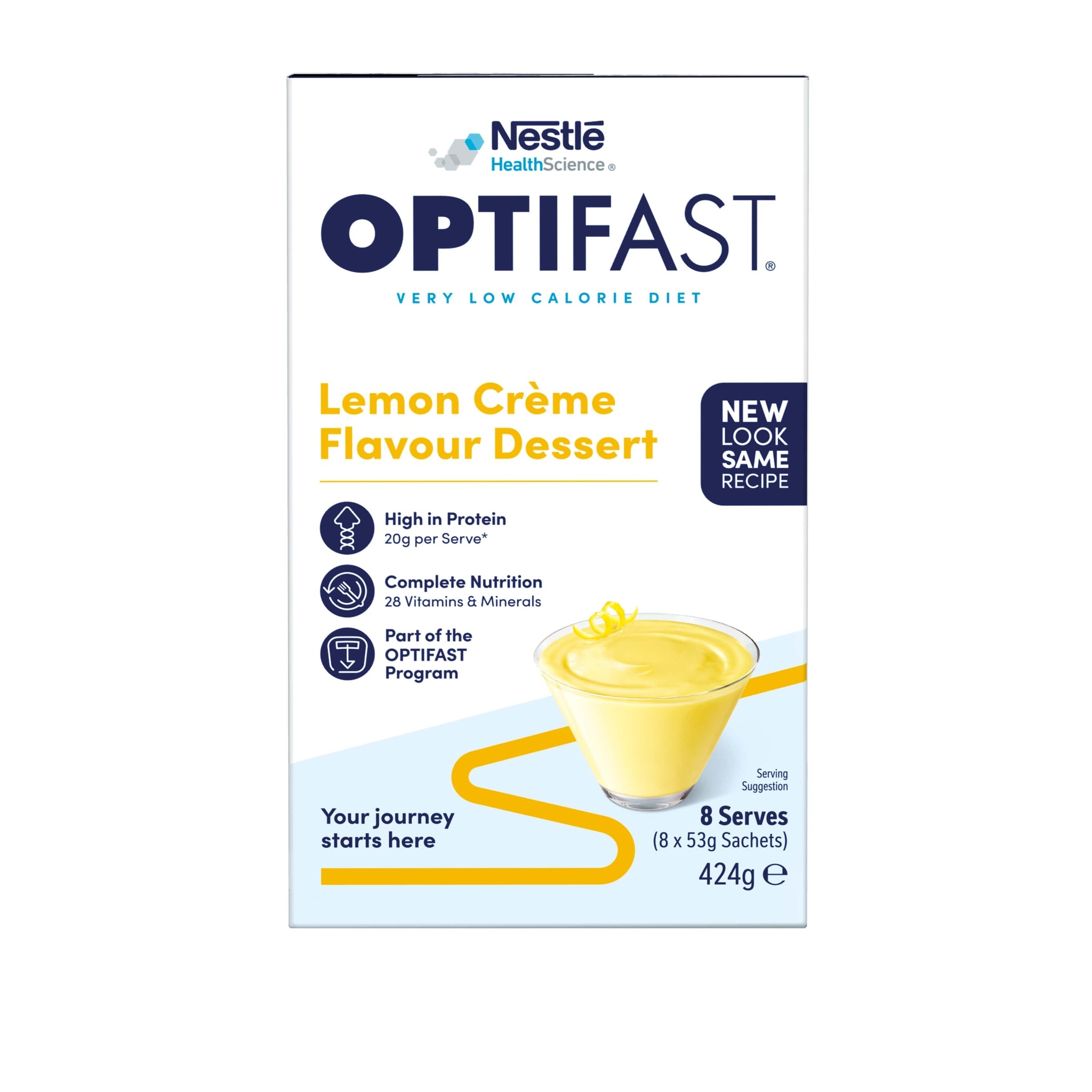 Optifast VLCD Dessert Lemon Creme - 8 pack - Image 3