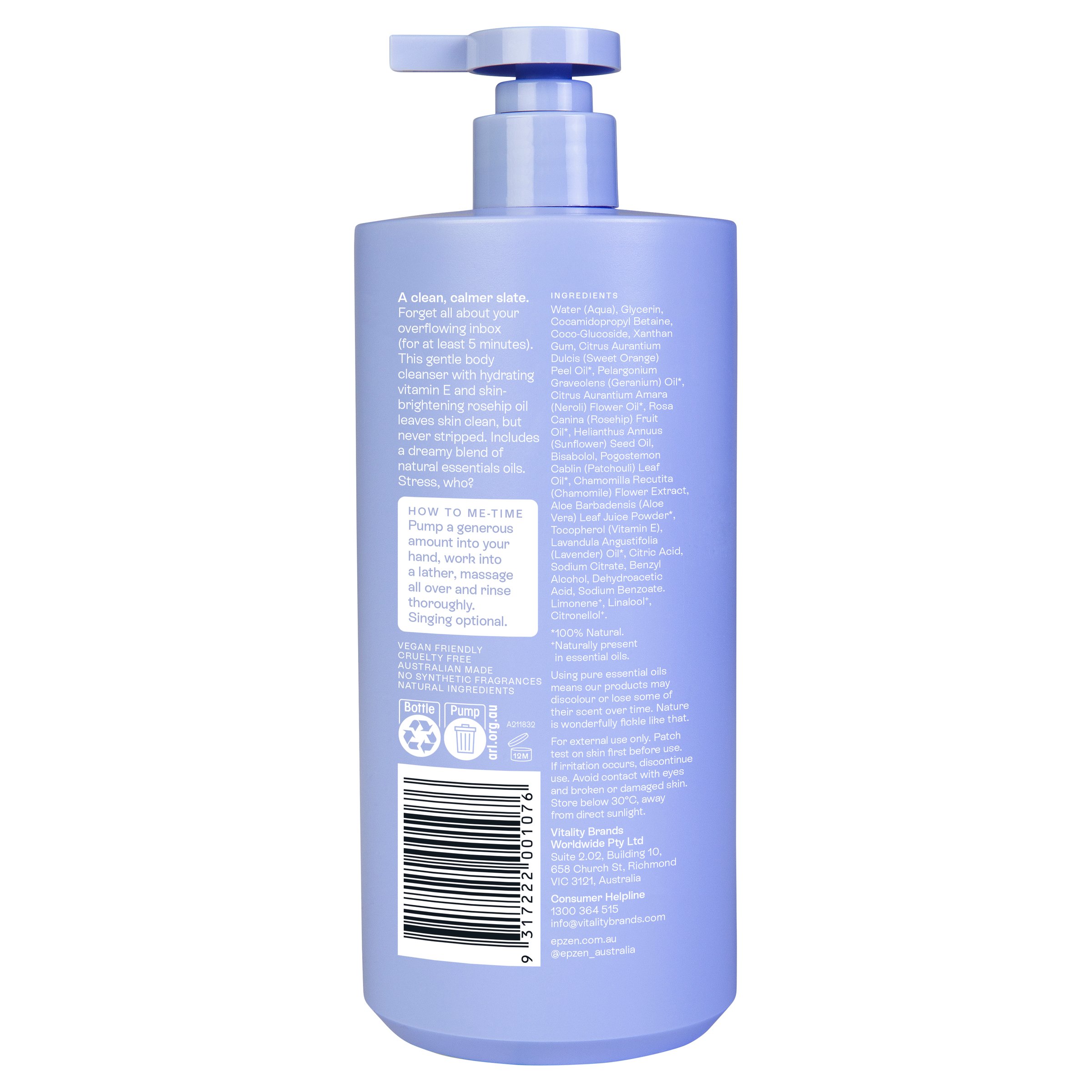 Epzen Calm Body Wash 750ml - Image 2