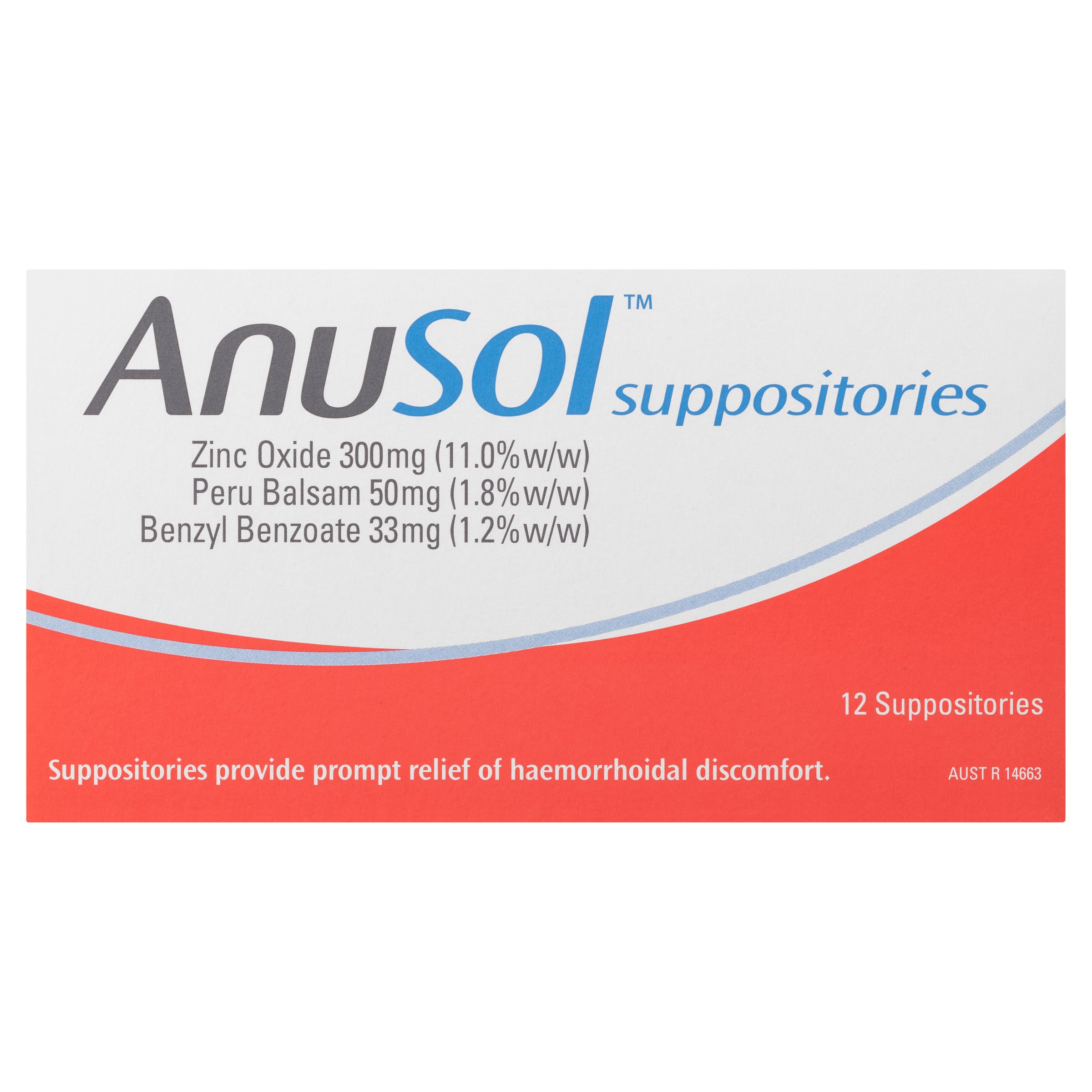 Anusol Suppositories 12 pack - Image 1