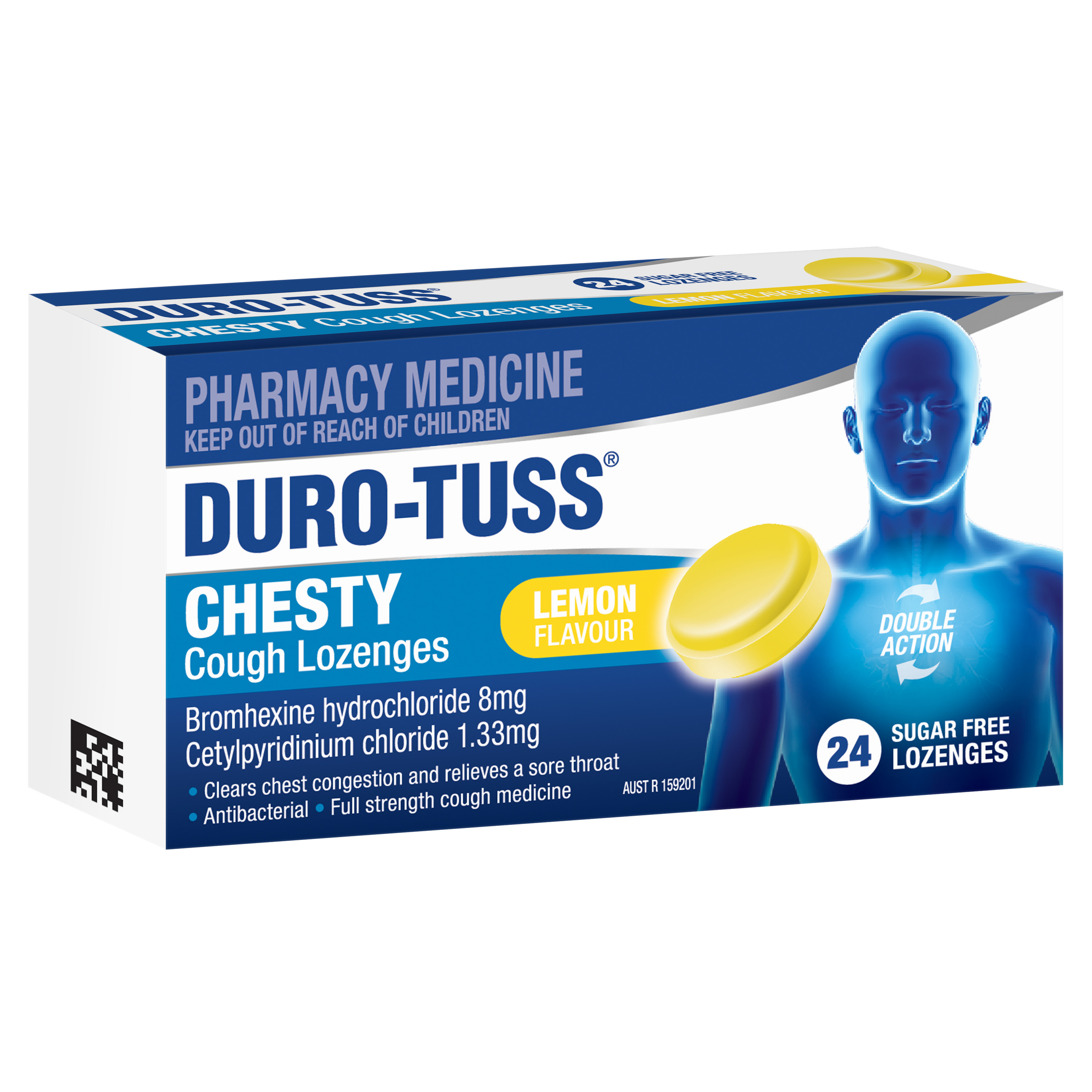 Duro-Tuss Chesty Cough Lemon Sugar Free 24 lozenges - Image 6