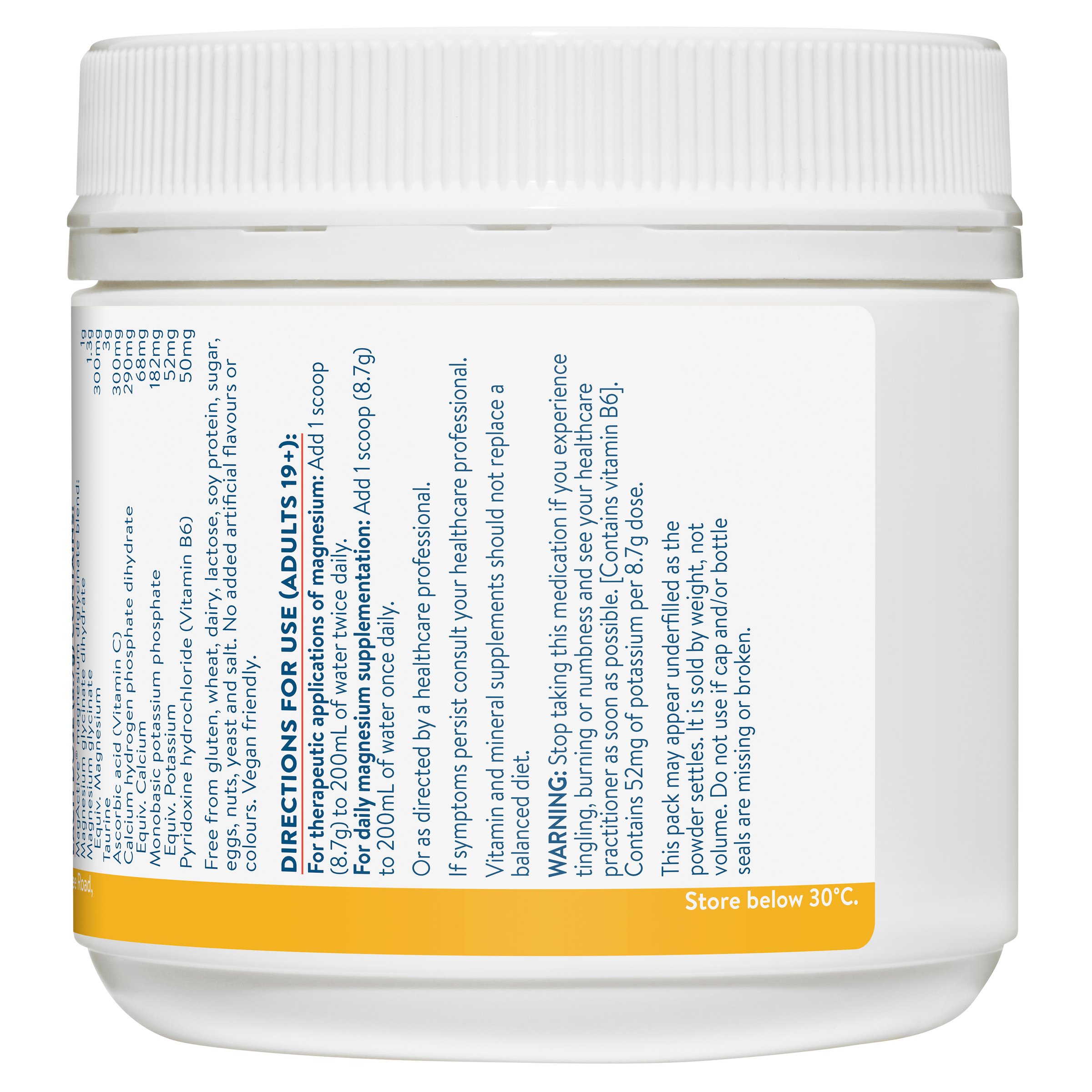 Ethical Nutrients Mega Magnesium Powder Raspberry 200g - Image 3