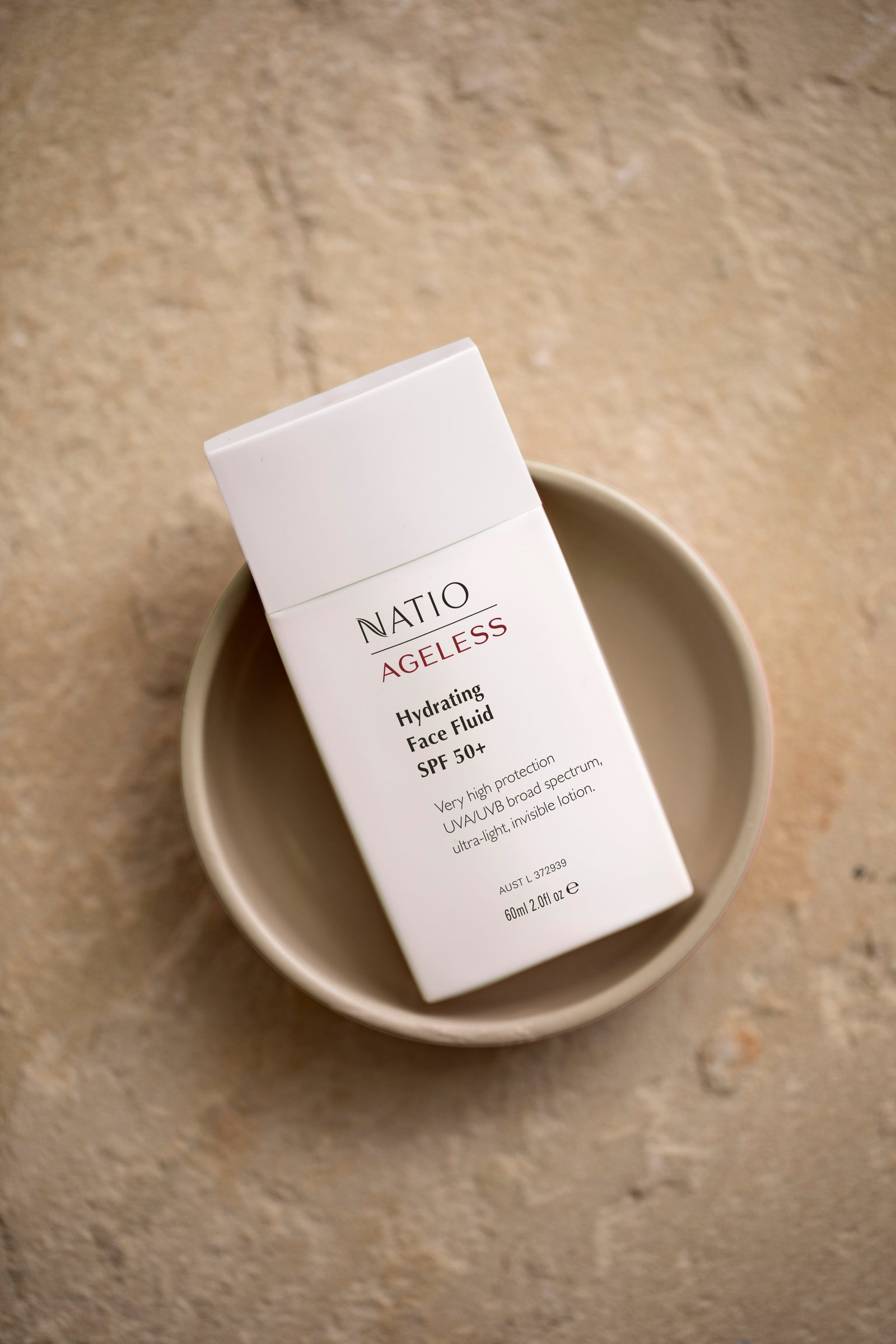 Natio Ageless Hydrating Face Fluid SPF 50+ 60ml - Image 2
