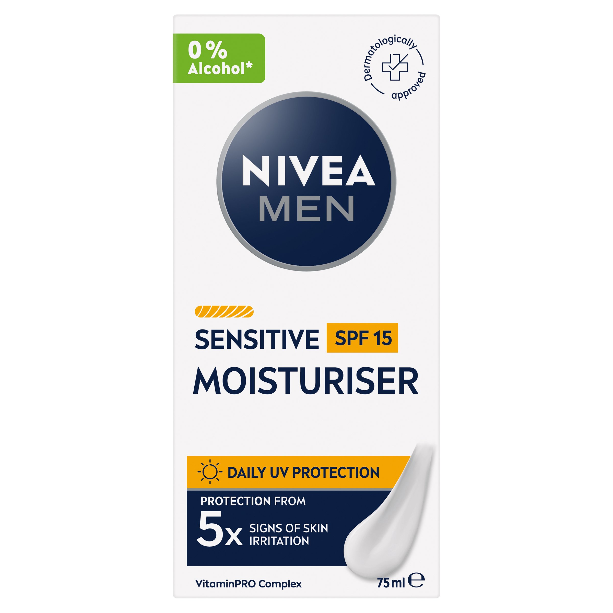 Nivea For Men Sensitive Moisturiser 75ml - Image 1