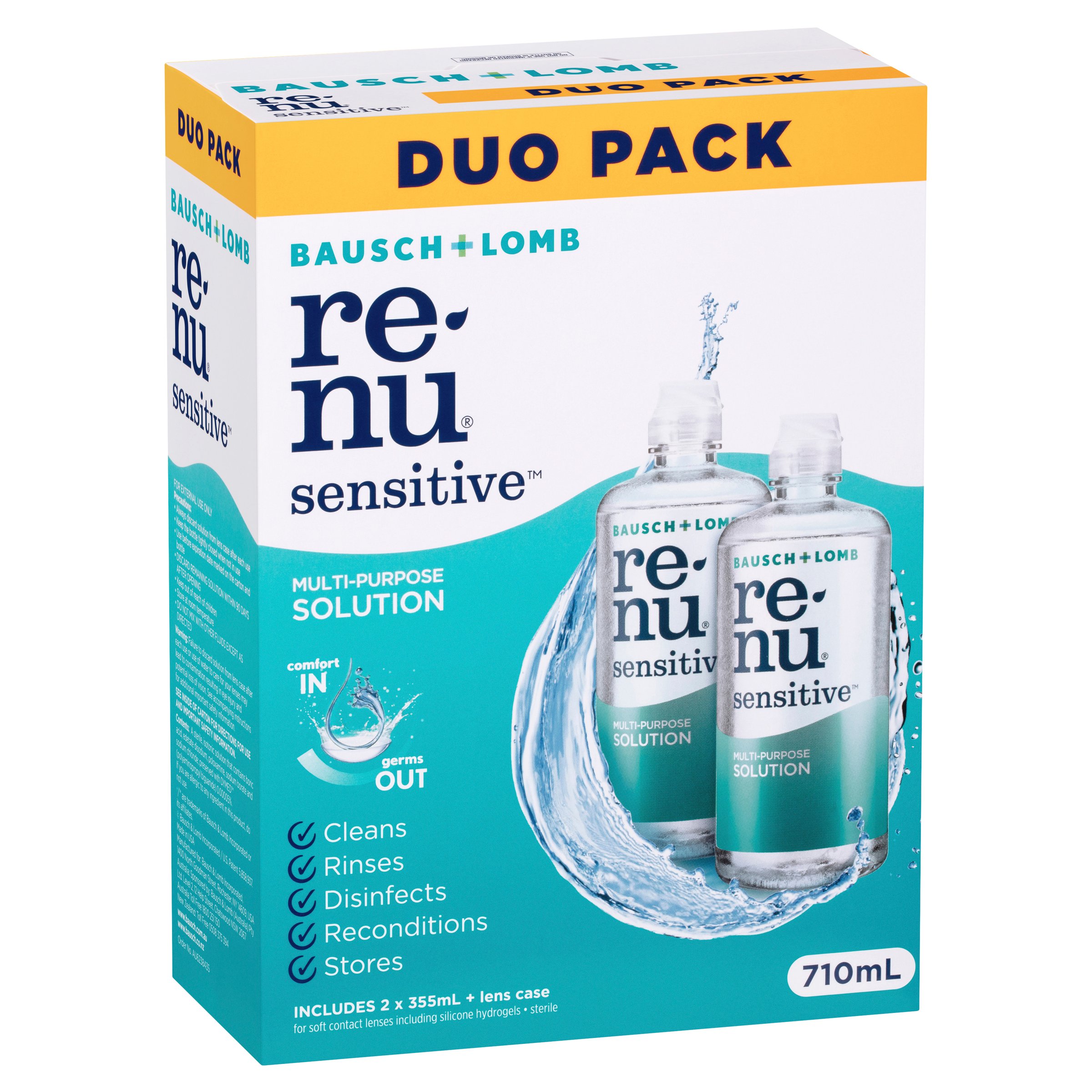 Bausch & Lomb Renu Sensitive Duo Pack 710ml - Image 6