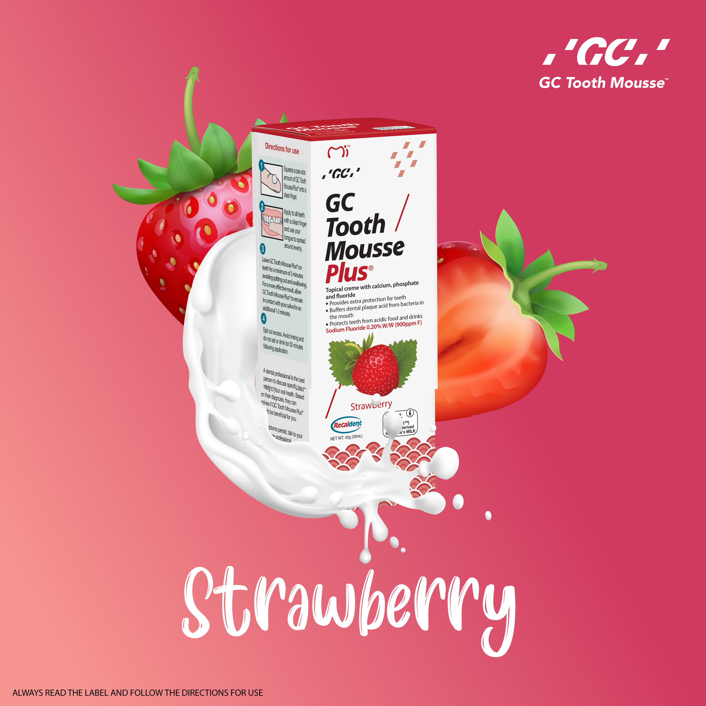 GC Tooth Mousse Plus Strawberry 40g - Image 6