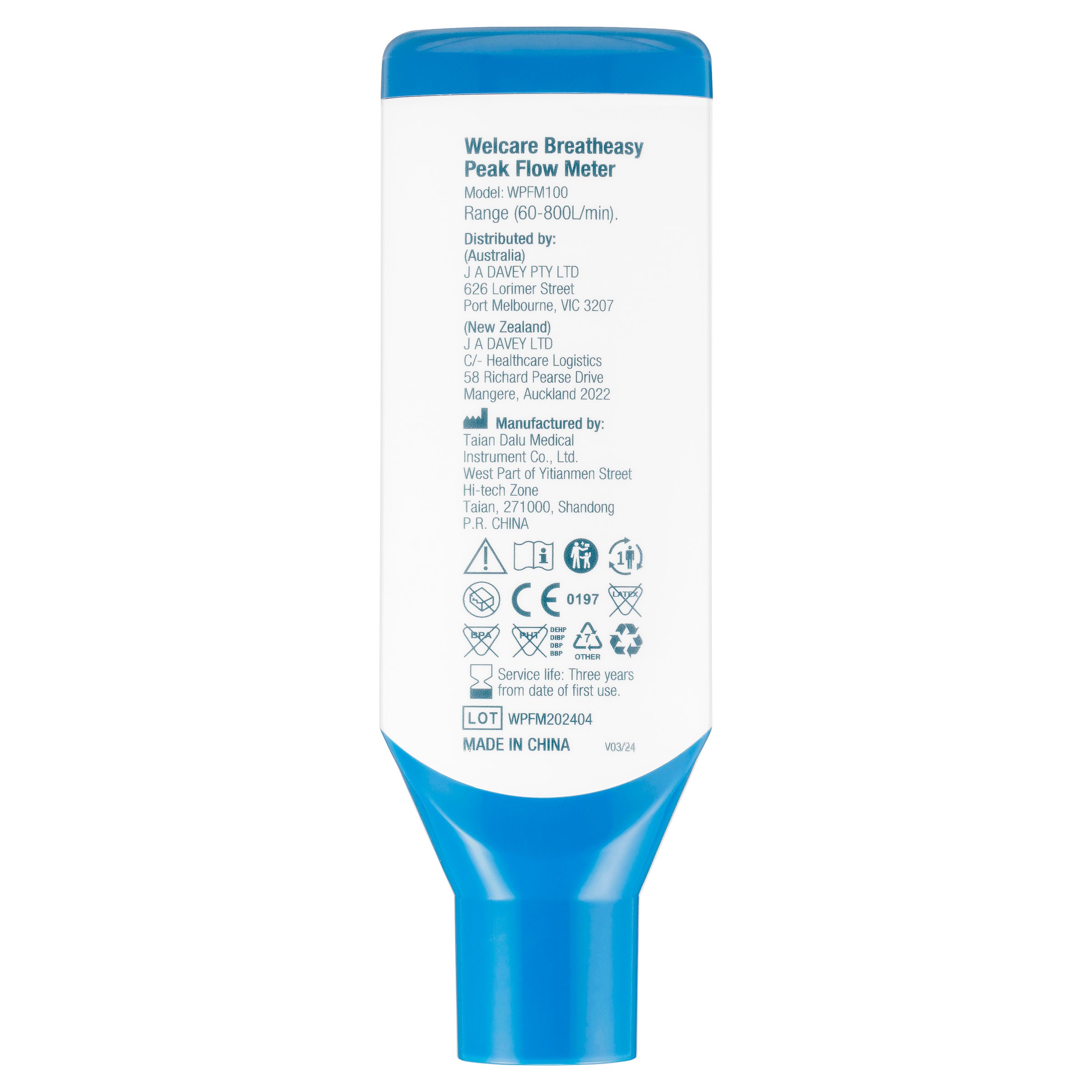 Welcare Breatheasy Peak Flow Meter 1 each - Image 7