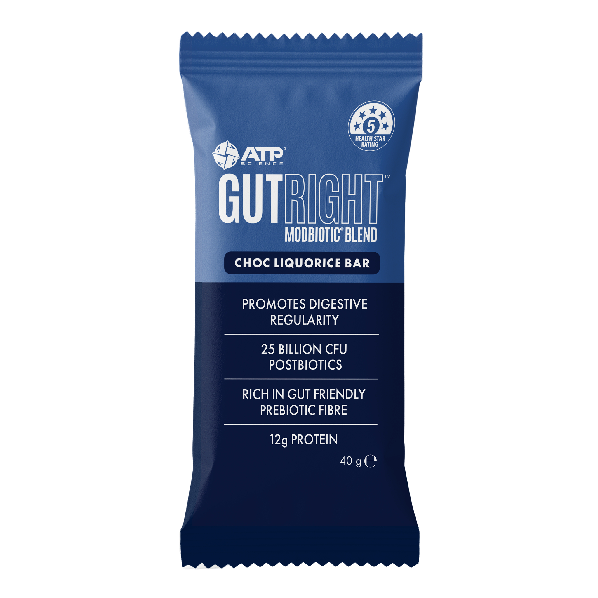ATP Science Gutright Choc Liquorice Bar 40g
