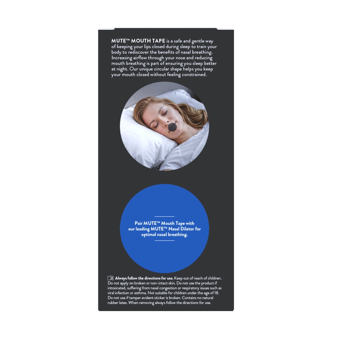 Mute Mouth Tape (1 Month Supply) 30 pieces - Image 2