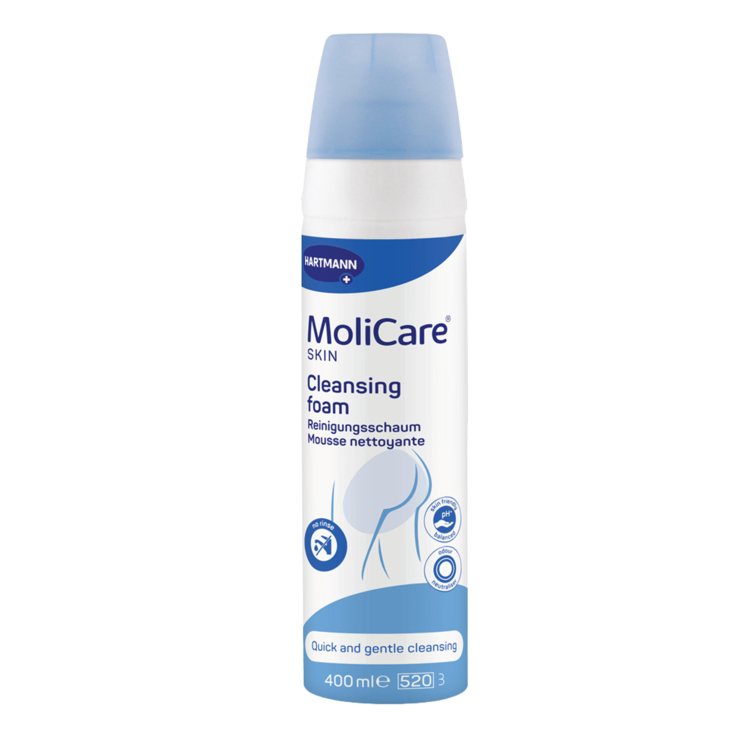 MoliCare Skin Cleansing Foam 400ml - Image 1