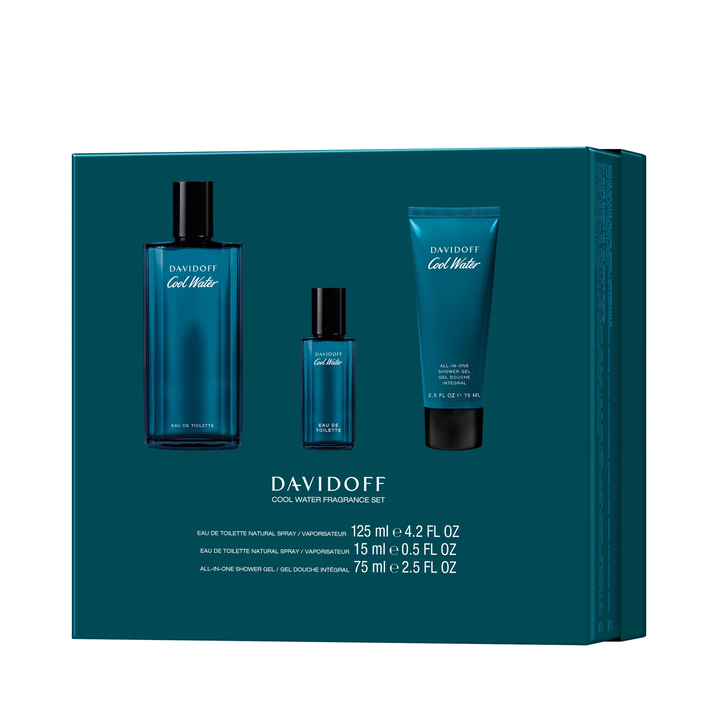 Davidoff Cool Water Man EDT 125ml Gift Set 3 piece - Image 3
