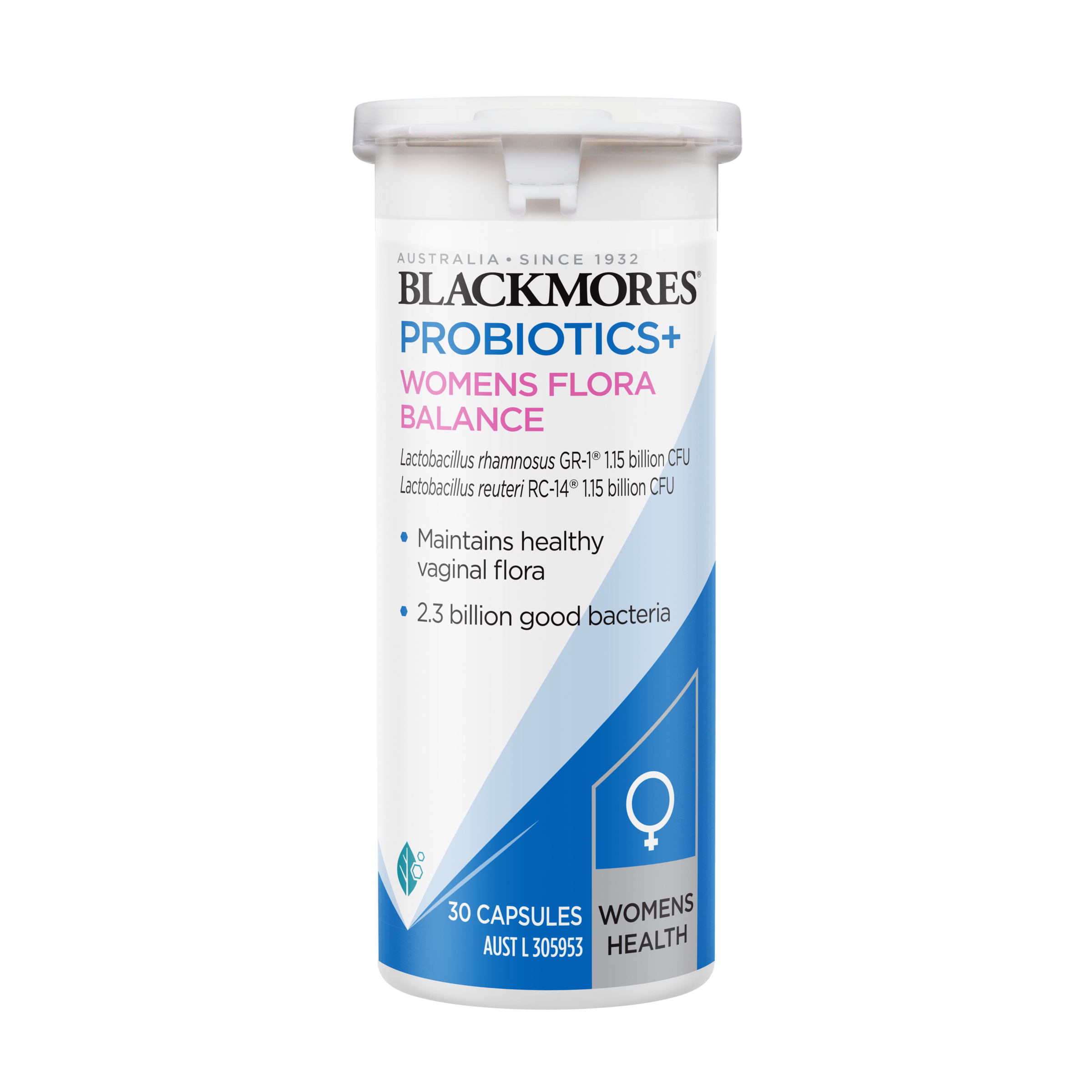 Blackmores Probiotics+ Womens Flora Balance 30 capsules - Image 1