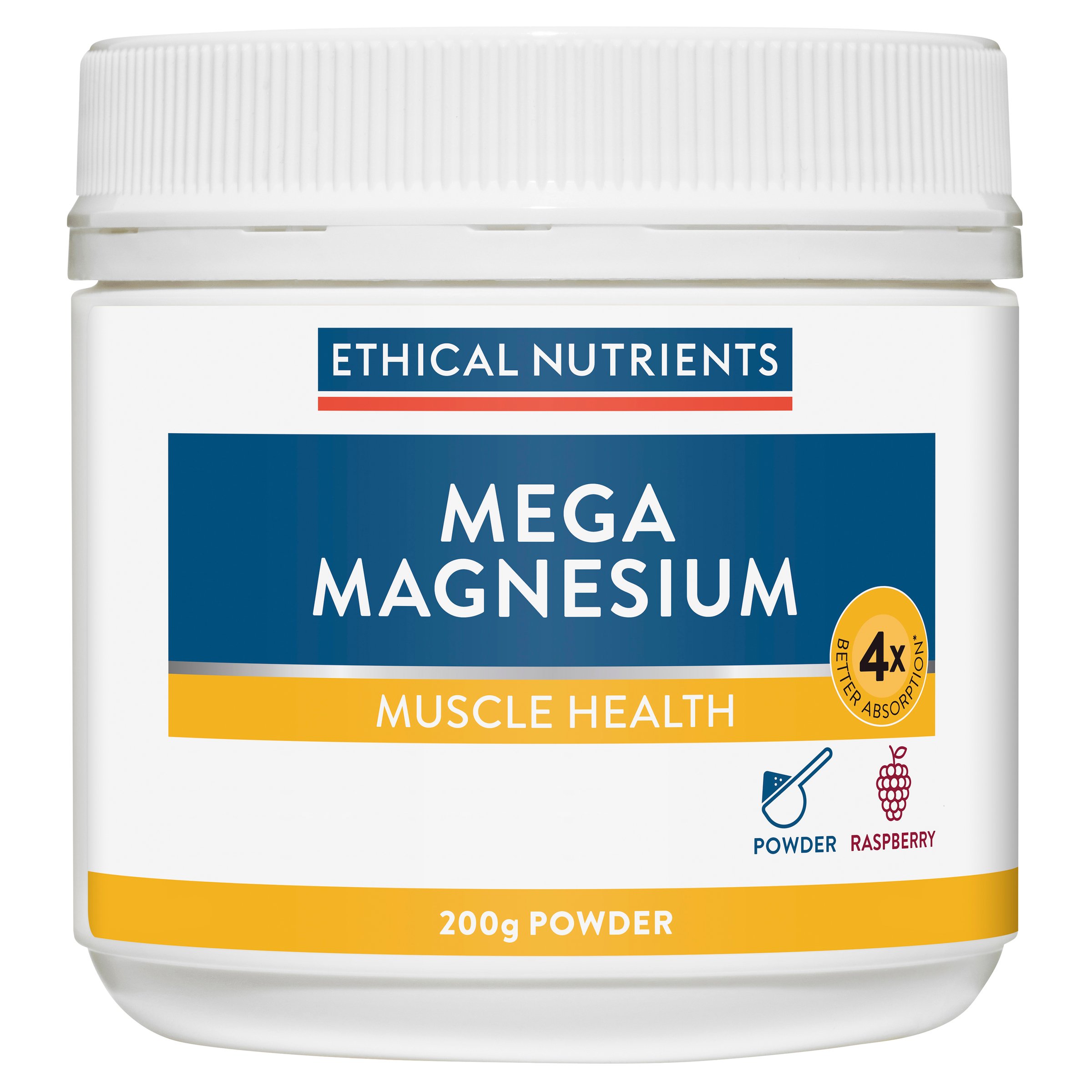 Ethical Nutrients Mega Magnesium Powder Raspberry 200g - Image 5