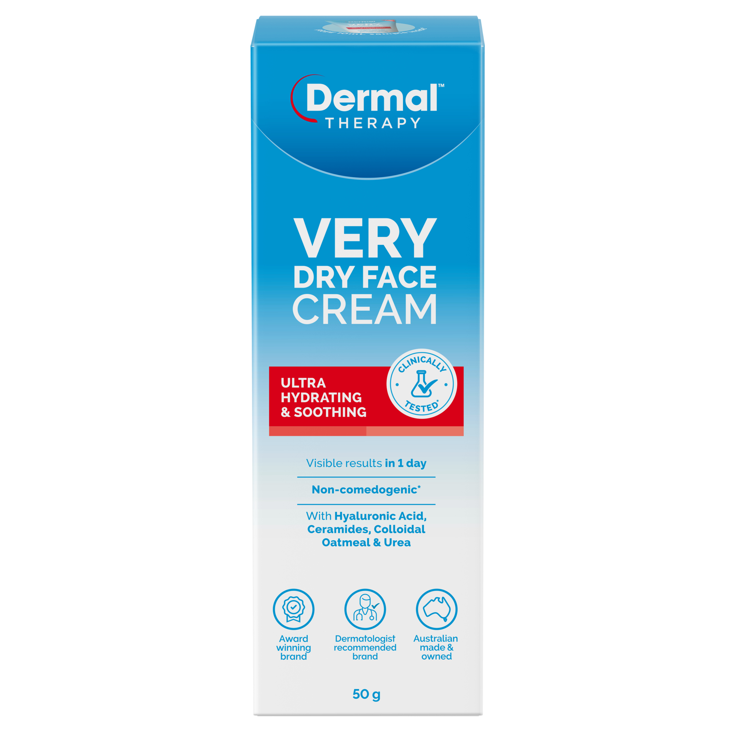 Dermal Therapy Very Dry Face Cream 50g - Image 1