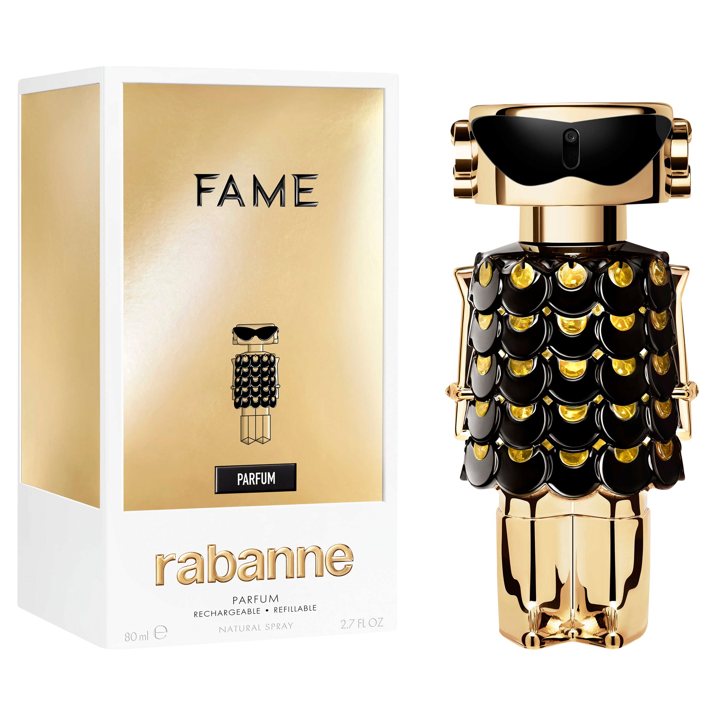 Rabanne Fame Parfum Spray Refillable 80ml - Image 2