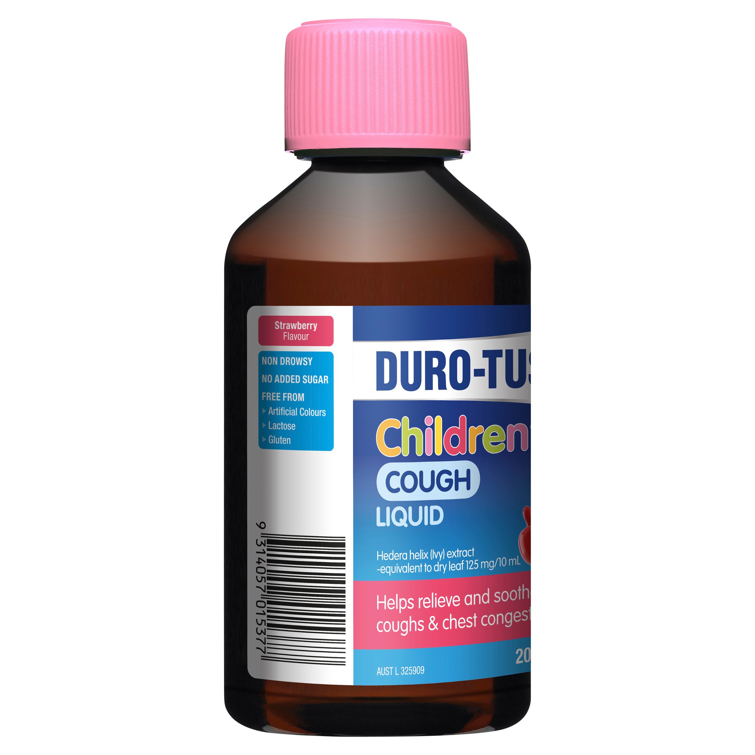 Duro-Tuss Children's Cough Liquid 2 Years+ Strawberry 200ml - Image 3
