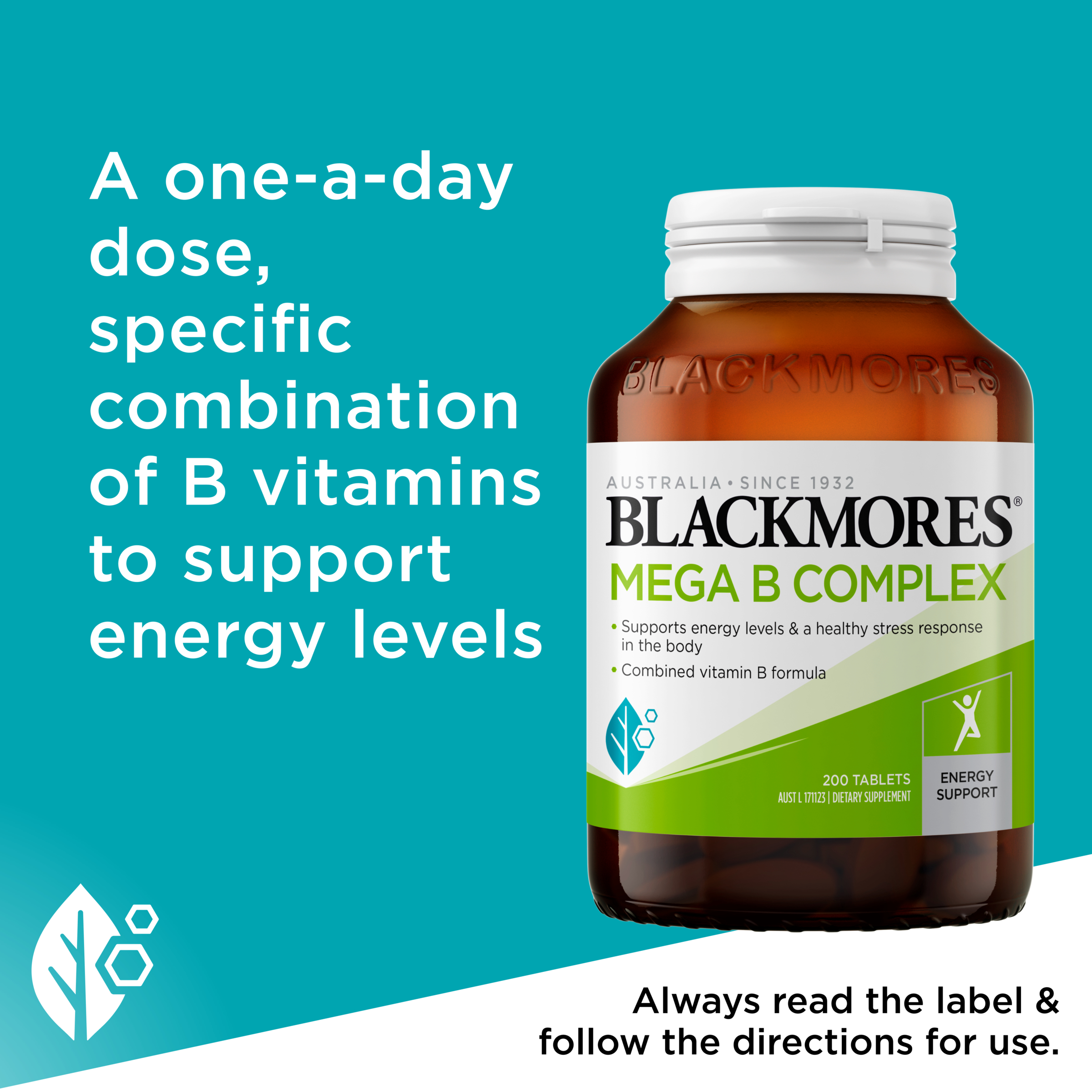 Blackmores Mega B Complex 200 tablets - Image 6