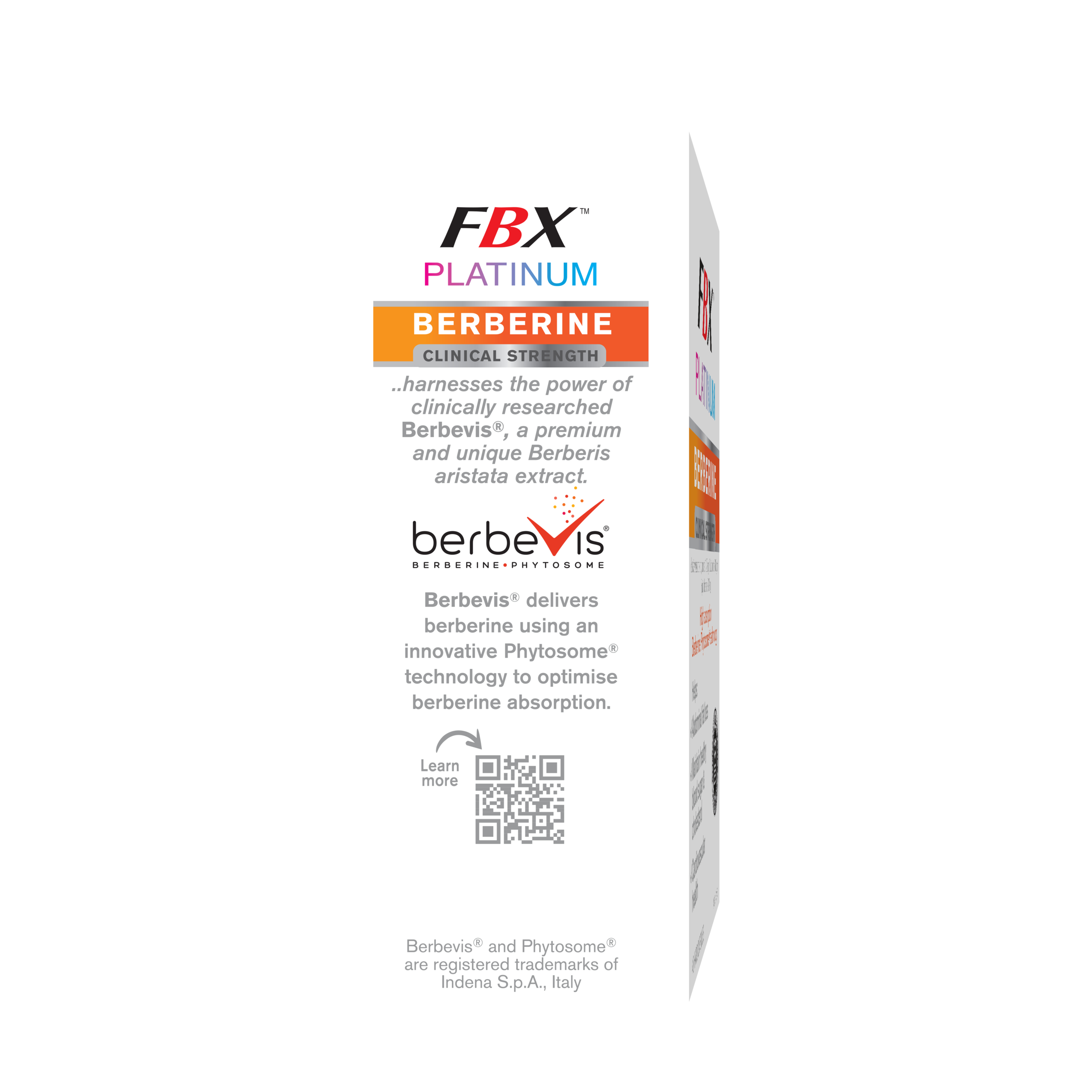 FBX Platinum Berberine Clinical Strength 40 capsules - Image 2