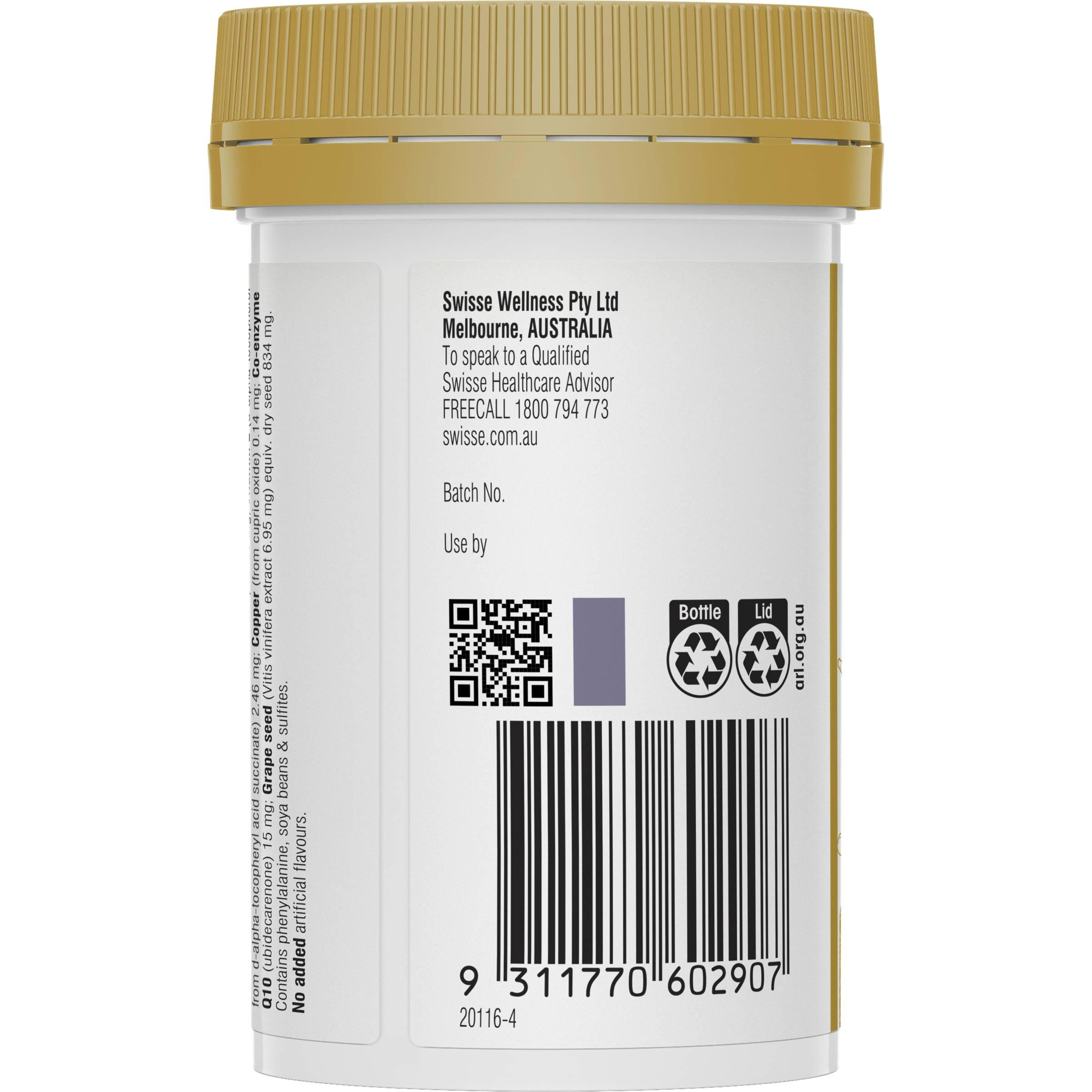 Swisse Beauty Collagen Glow With Collagen Peptides 60 tablets - Image 3