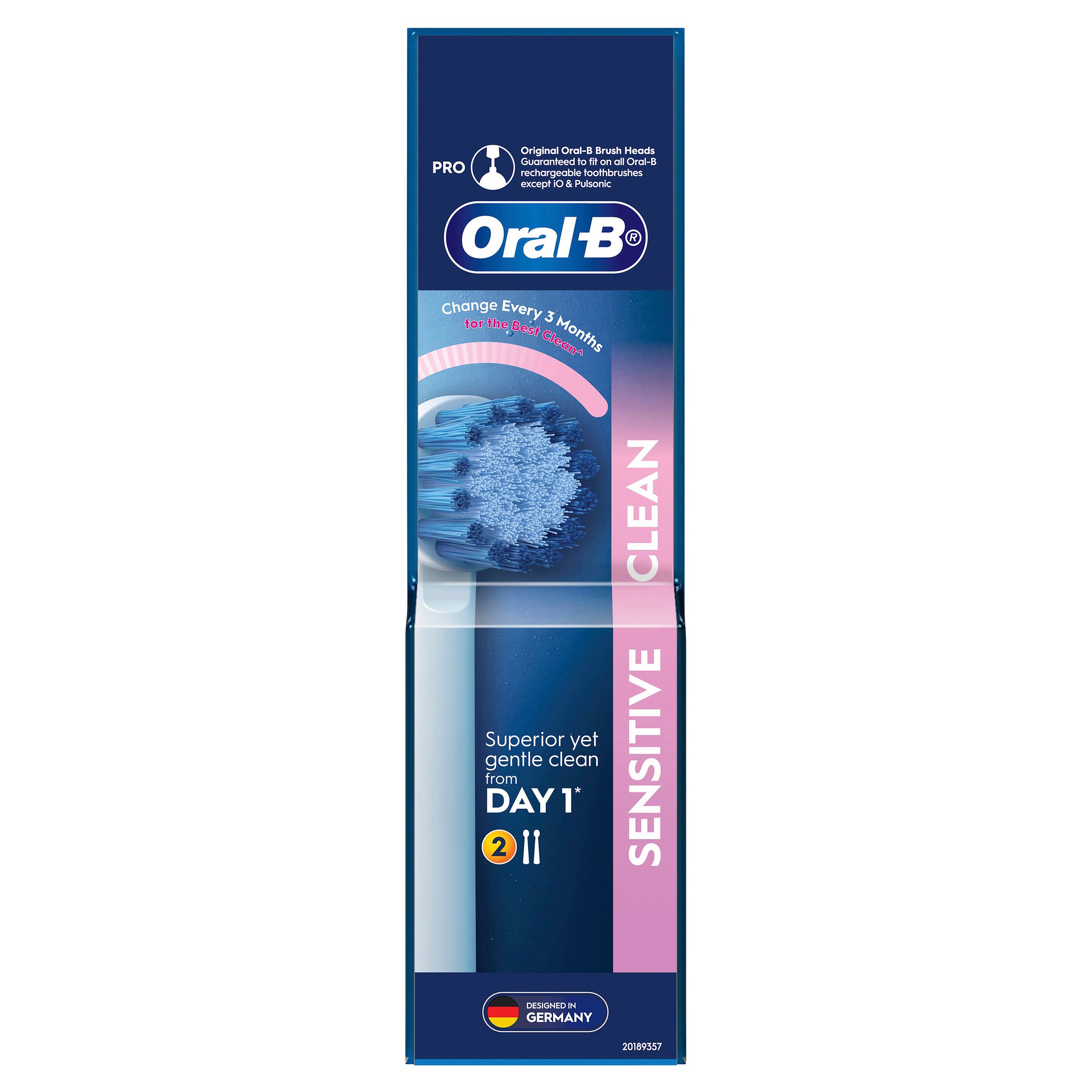 Oral-B Power Toothbrush Refill Sensitive Clean 2 pack - Image 1
