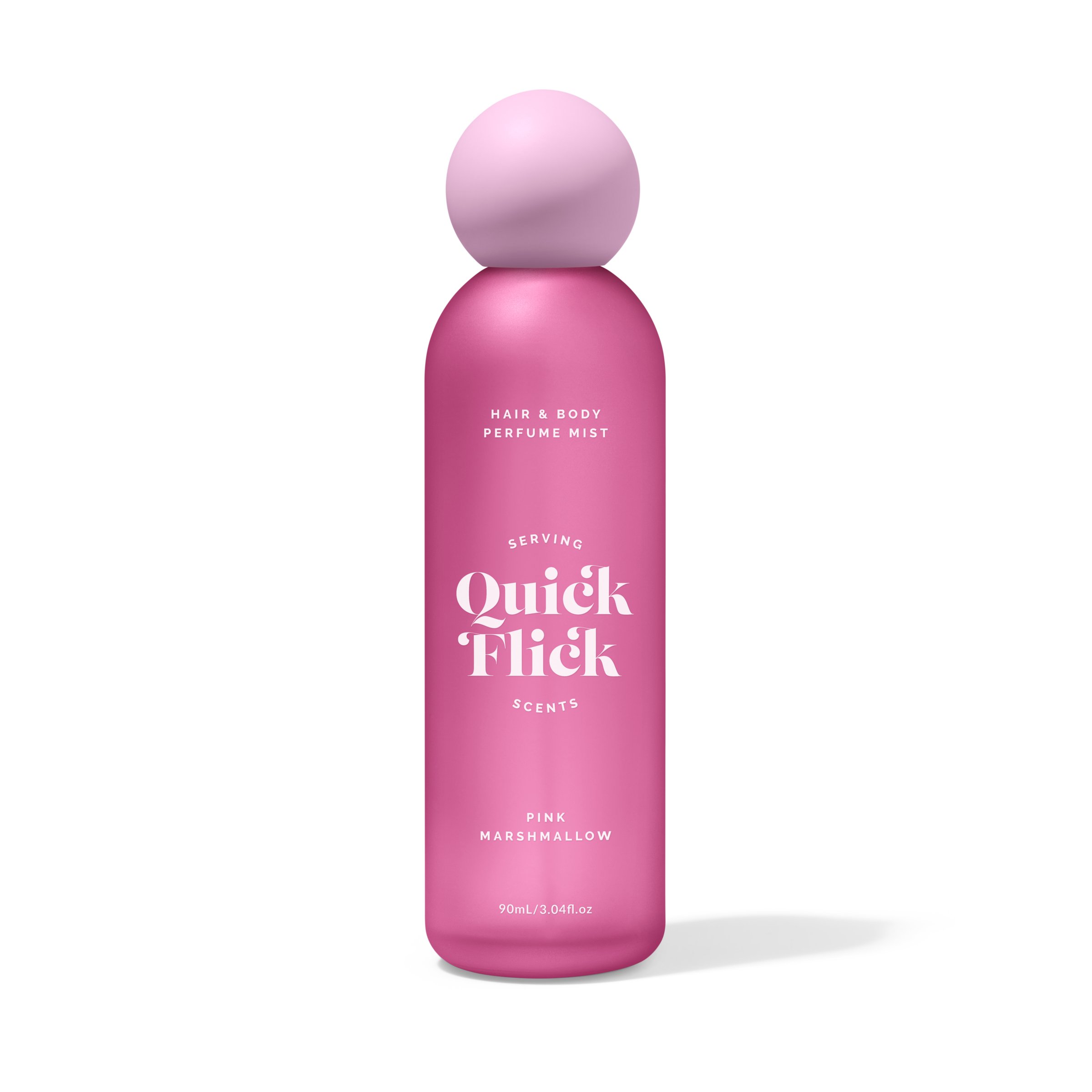 The Quick Flick Serving Scents Hair And Body Mist Pink Marshmallow 90ml