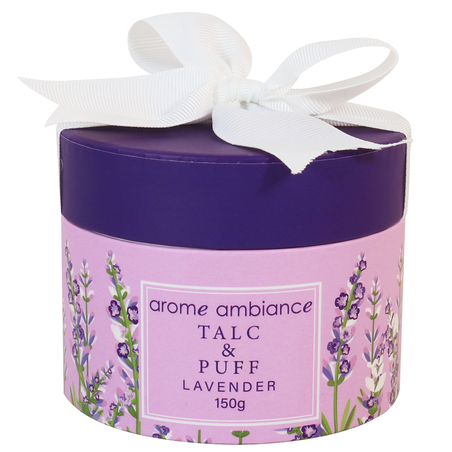 Arome Ambiance Floral Garden Talc & Puff Lavender