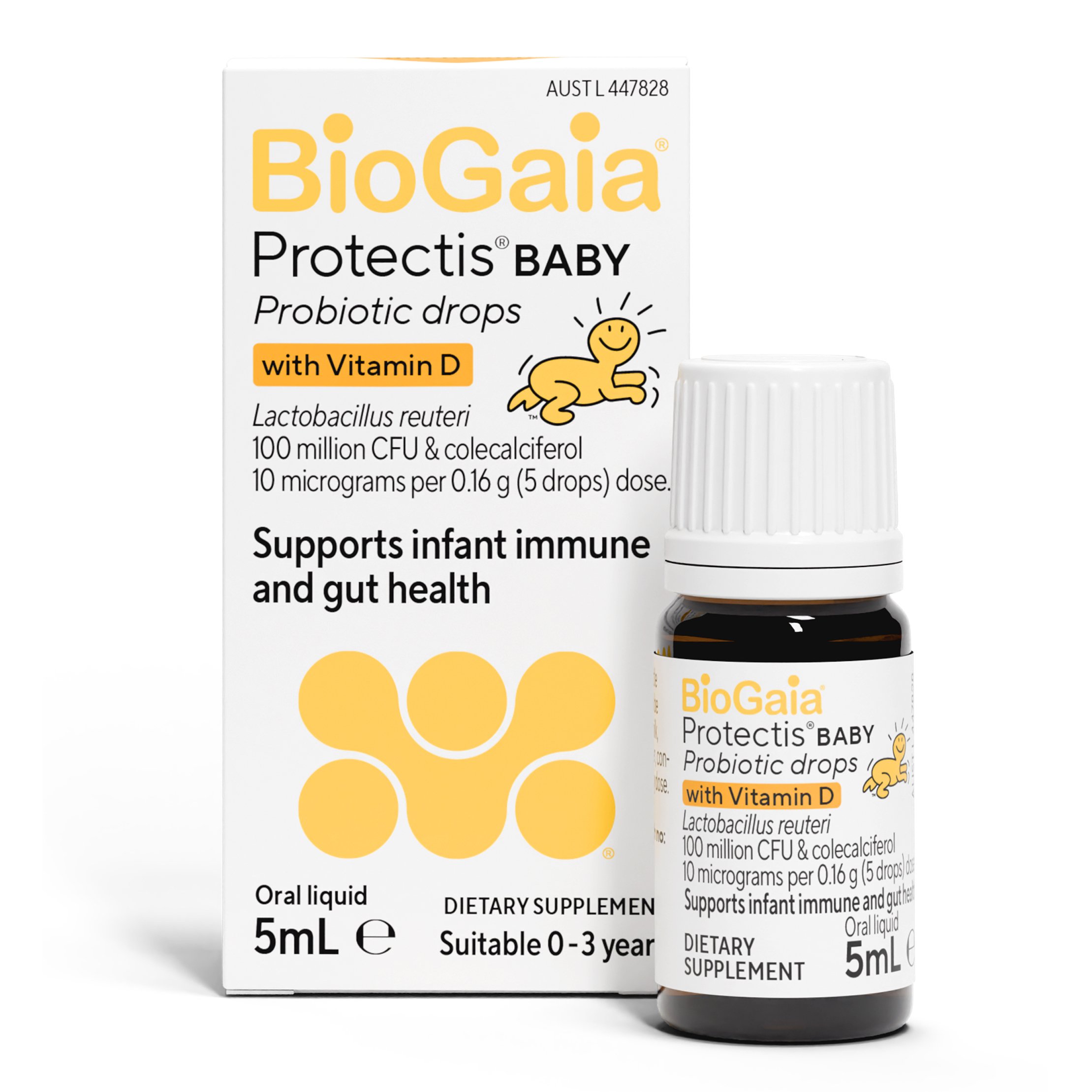 BioGaia Protectis Baby Probiotic Drops With Vitamin D 5ml - Image 6