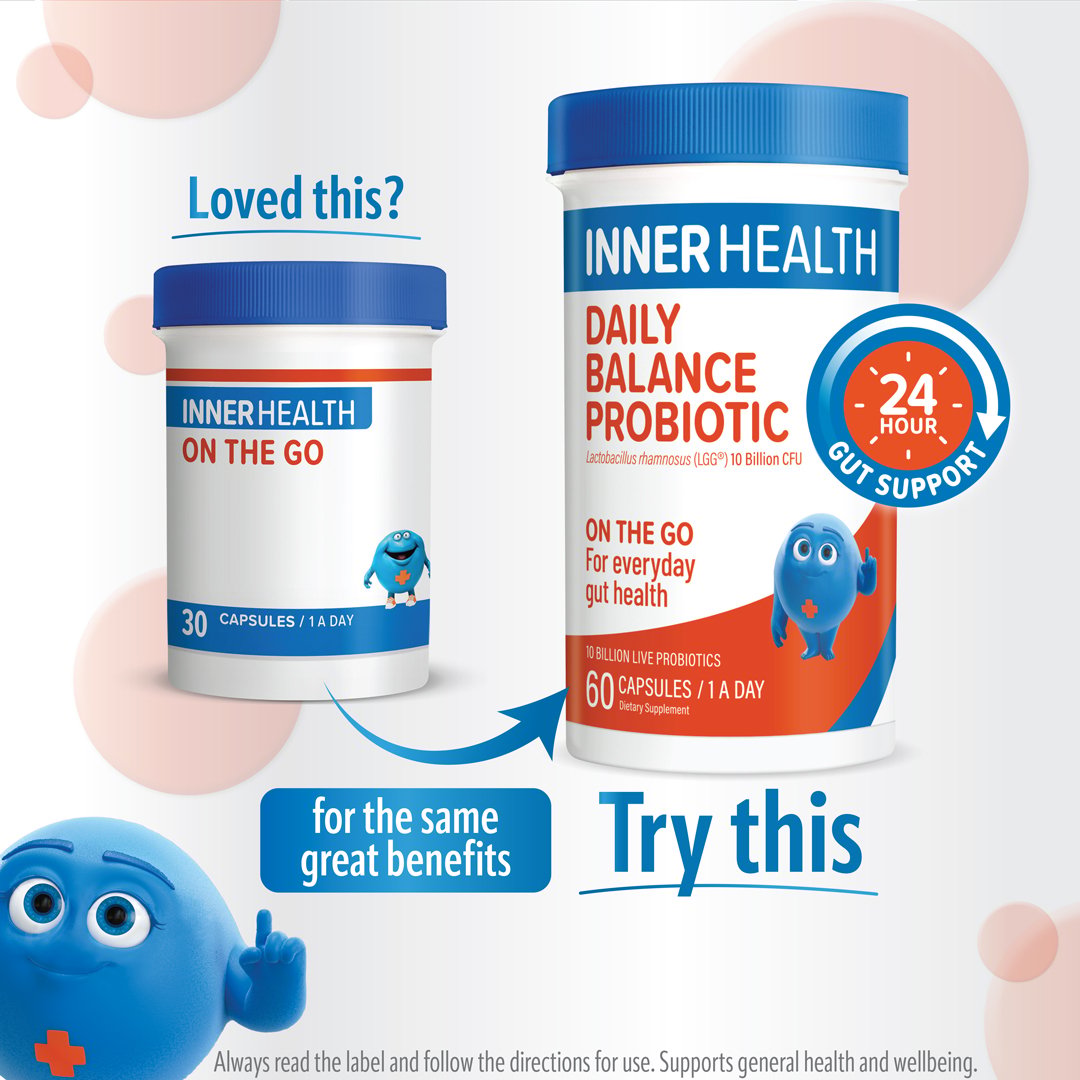 Inner Health Daily Balance Probiotic 30 capsules - Image 5