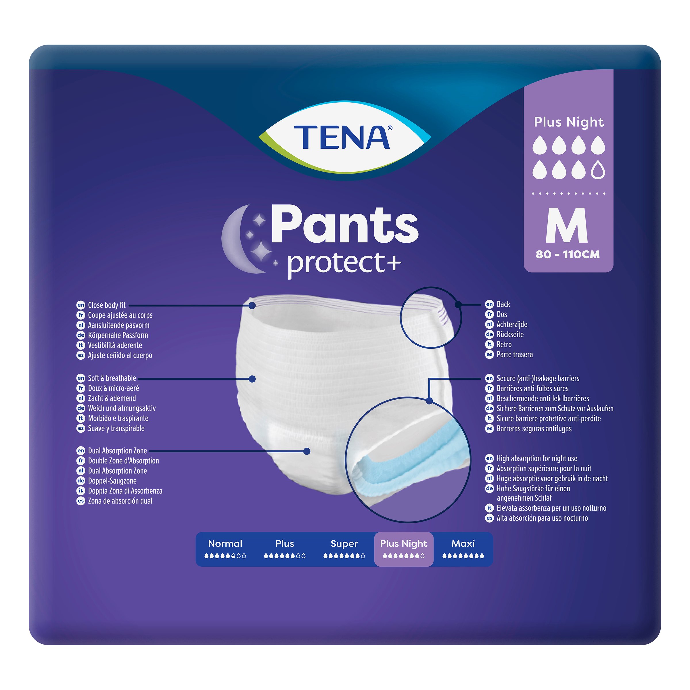 Tena Pant Night Size Medium 12 pack - Image 2