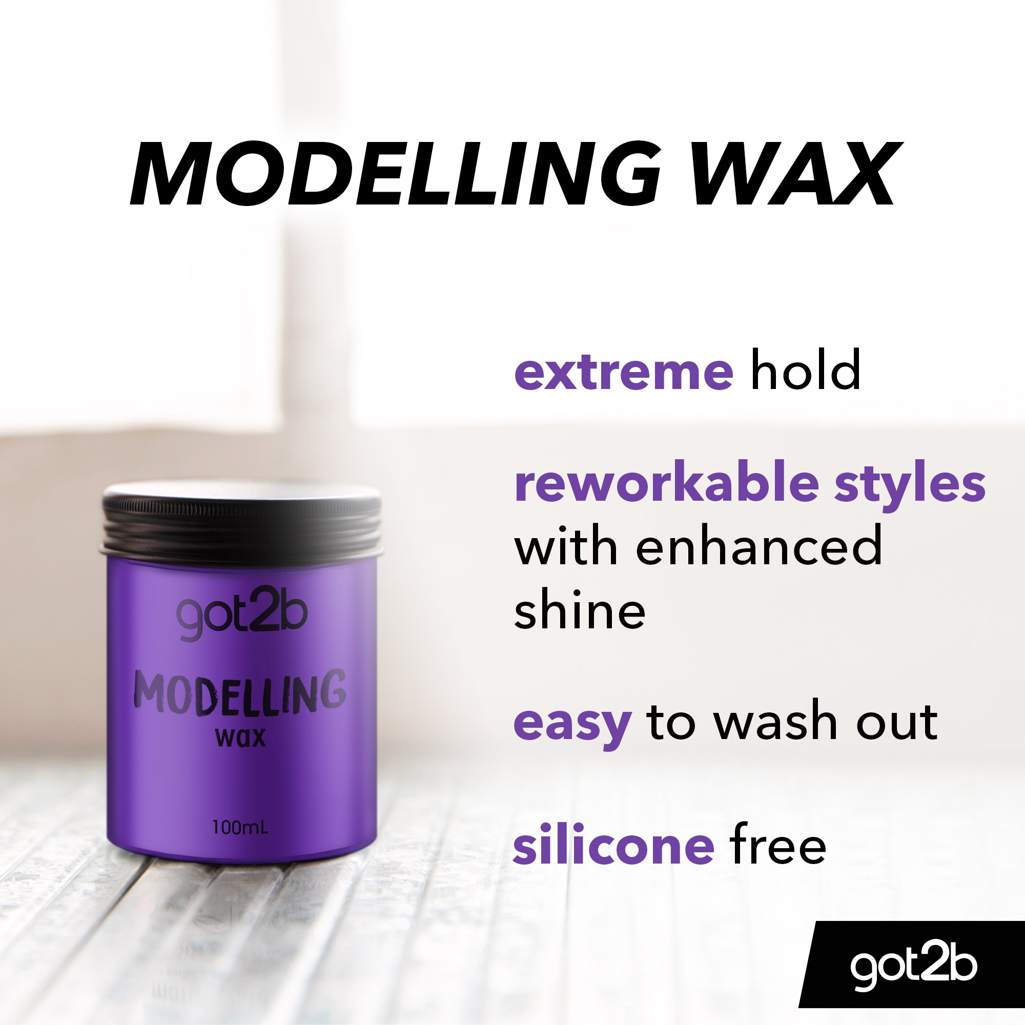 Schwarzkopf Got2B Modelling Wax 100ml - Image 5